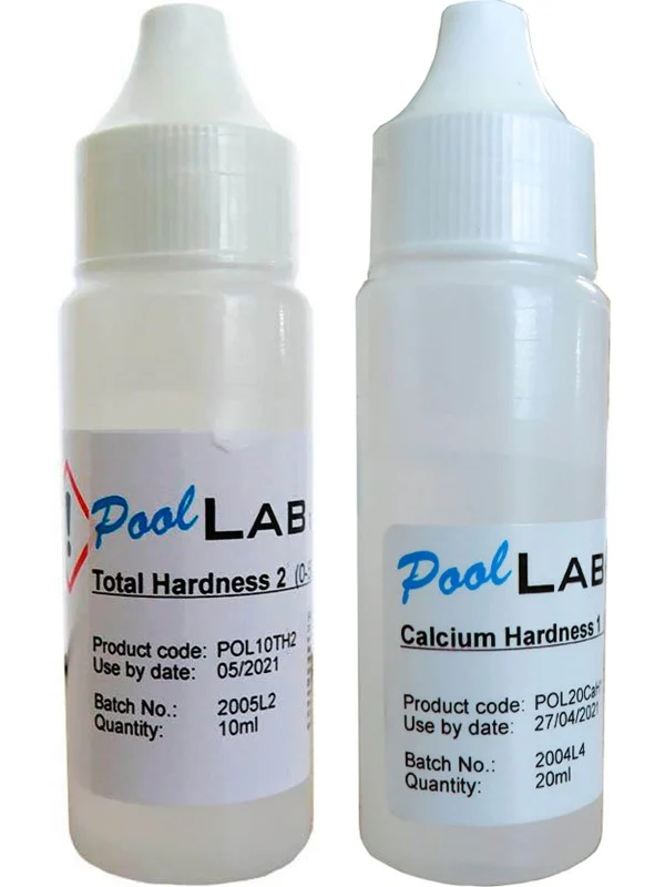 AquaForte Totale Hardheid Testset 20/10 ml - Waterkwaliteit Meting voor PoolLab 2.0 - 50 Tests afbeelding