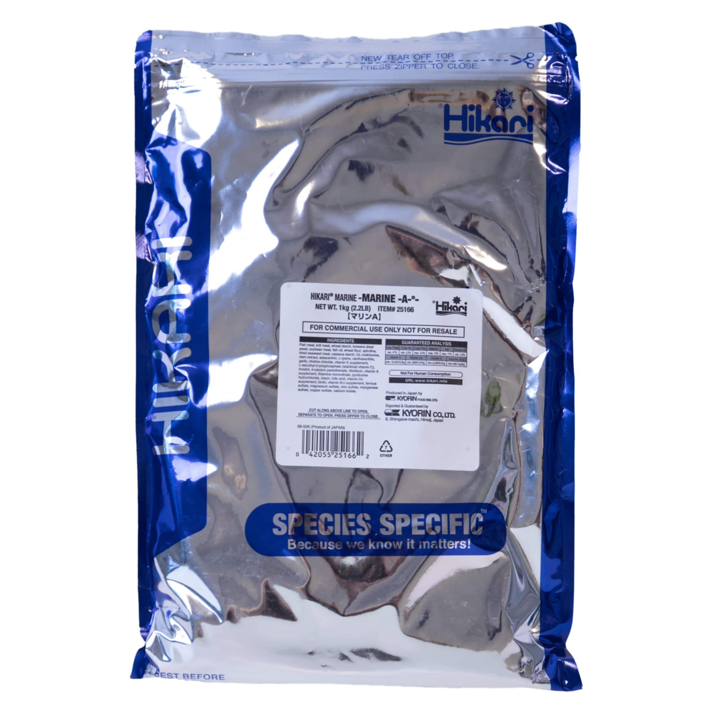 Hikari Marine A Premium Zeewatervisvoer 1kg - Rijk aan Spirulina en Mossel-extract