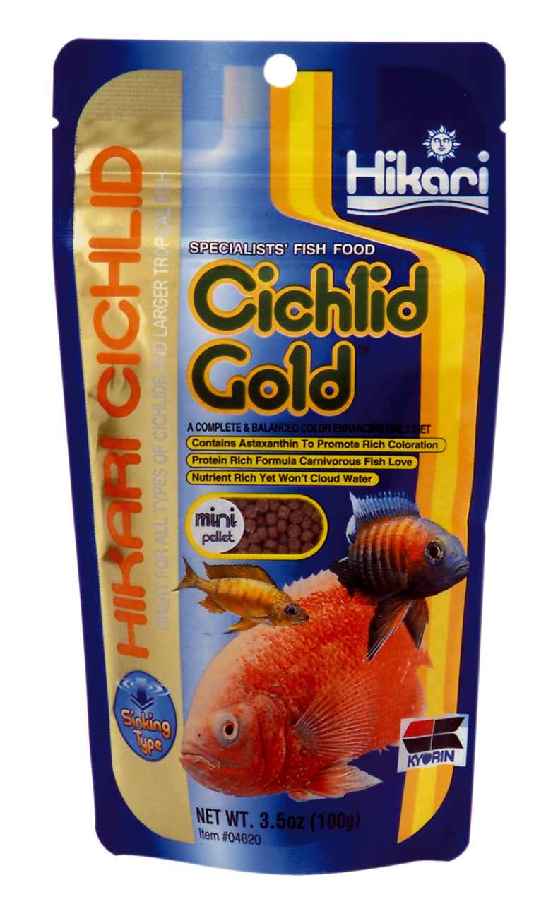 Hikari Cichlid Gold Mini 100g - Zinkend Cichlidenvoer voor Versterkte Kleur & Vitaliteit afbeelding