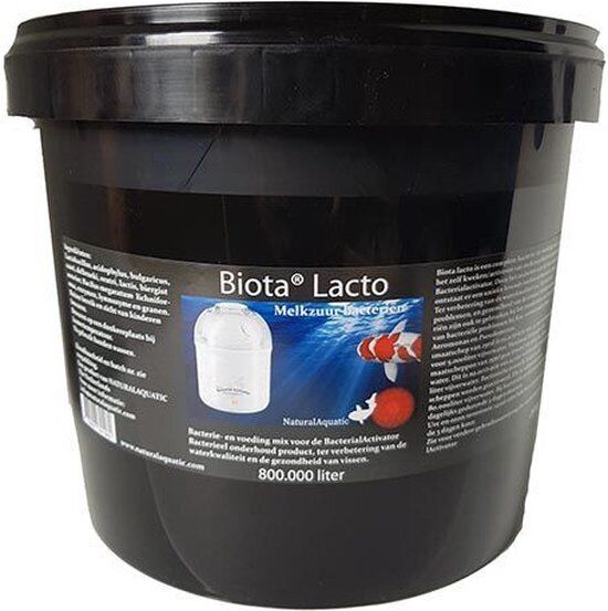 Natural Aquatic Biota Lacto 2.7kg - Actieve Bacteriën voor Helder Vijverwater tot 800.000L afbeelding