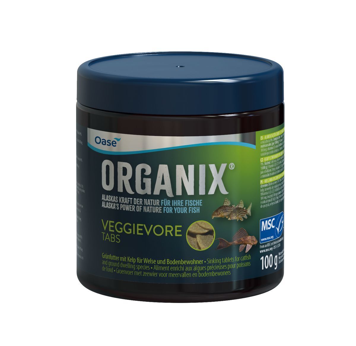 Oase ORGANIX Veggievore Tabs 250ml - Duurzame Vijvervisvoeding Zonder Toevoegingen afbeelding