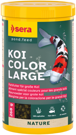 Sera Koi Color Large 1L - Versterkt Kleur & Vitaliteit van Koi, Omega-rijk & Rijk aan Carotenoïden afbeelding