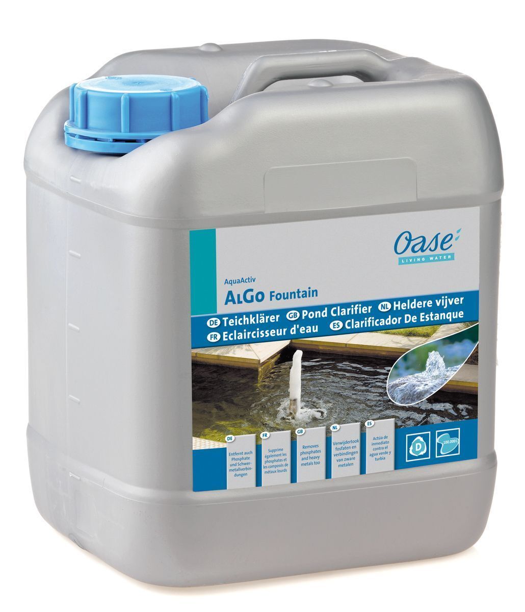 Oase AquaActiv AlGo Fountain 5L - Helder Vijverwater & Efficiënte Algenbestrijding afbeelding