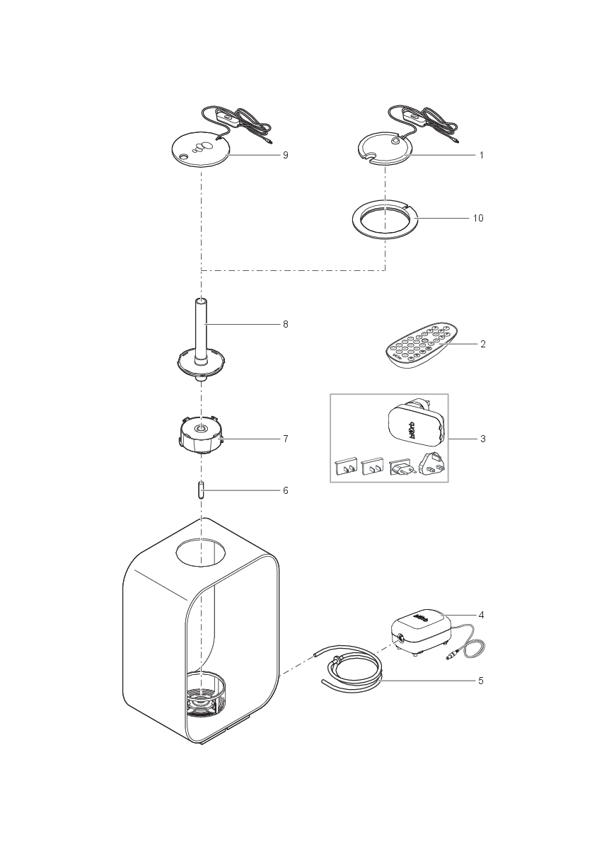 Oase biOrb Adapterring - Perfecte Pasvorm, Eenvoudig te Installeren voor biOrb Aquaria afbeelding