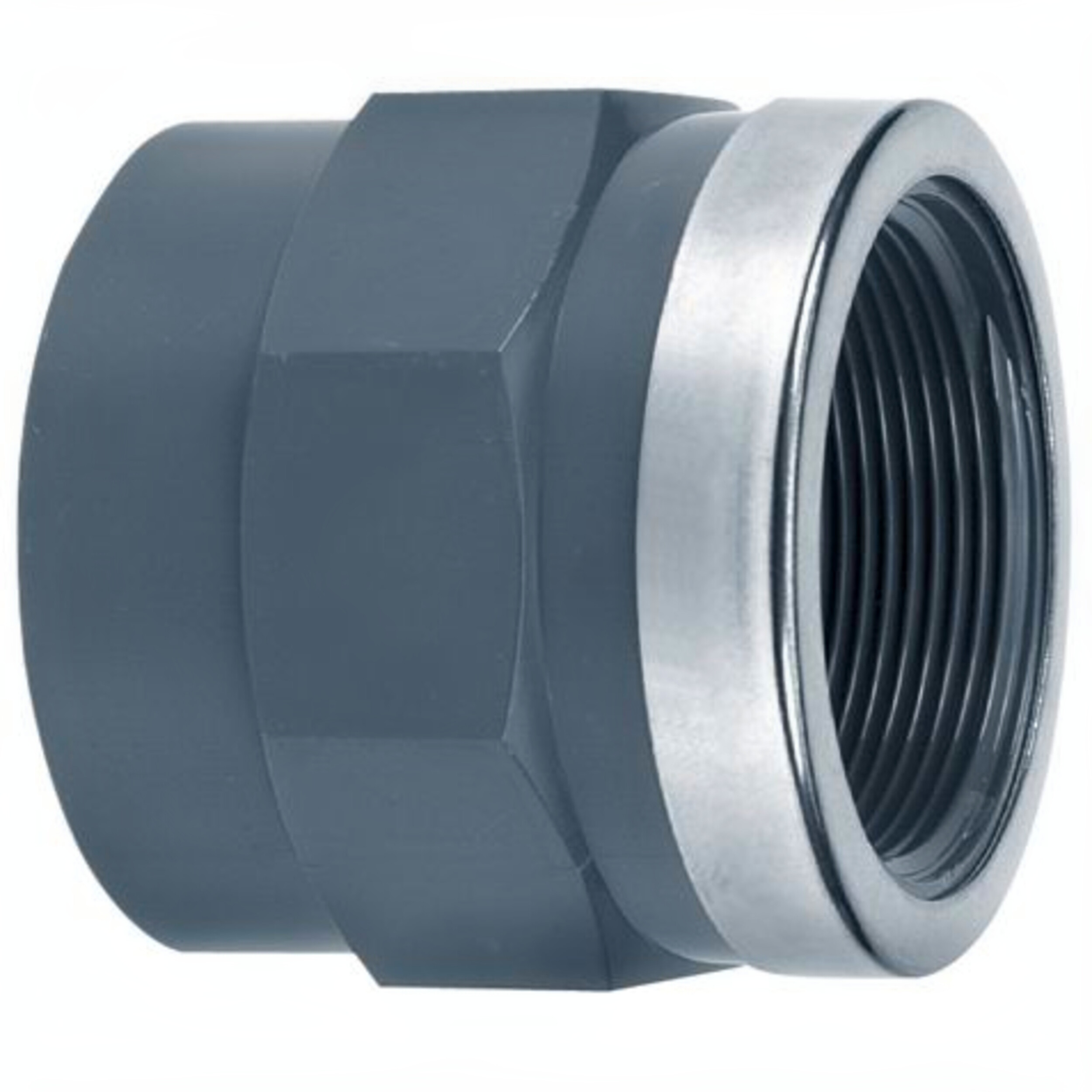 Screen bus 75 x 2½ "glue x inner thread with stainless steel ring