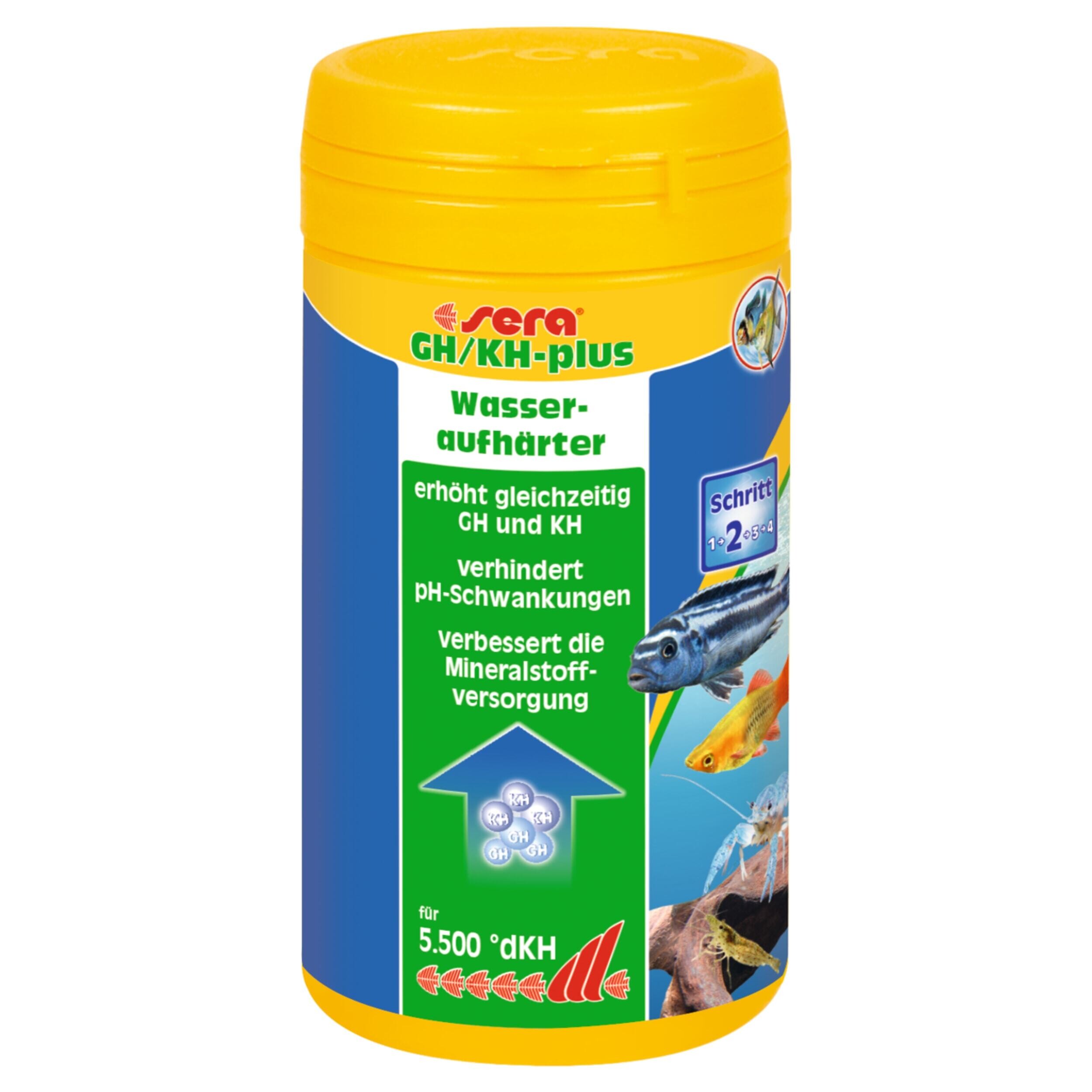 Sera GH/KH-plus 250ml Waterbalans Stabilisator voor Warmwateraquarium - Optimaliseert pH & Verrijkt Mineralen