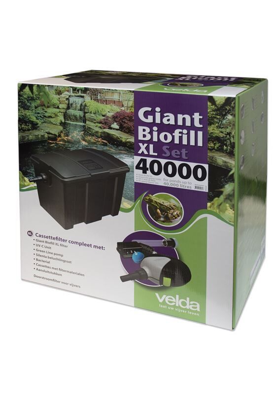 Velda Giant Biofill XL Complete Vijverfilter Set - 40.000 L Capaciteit met 36W UV-C Unit afbeelding