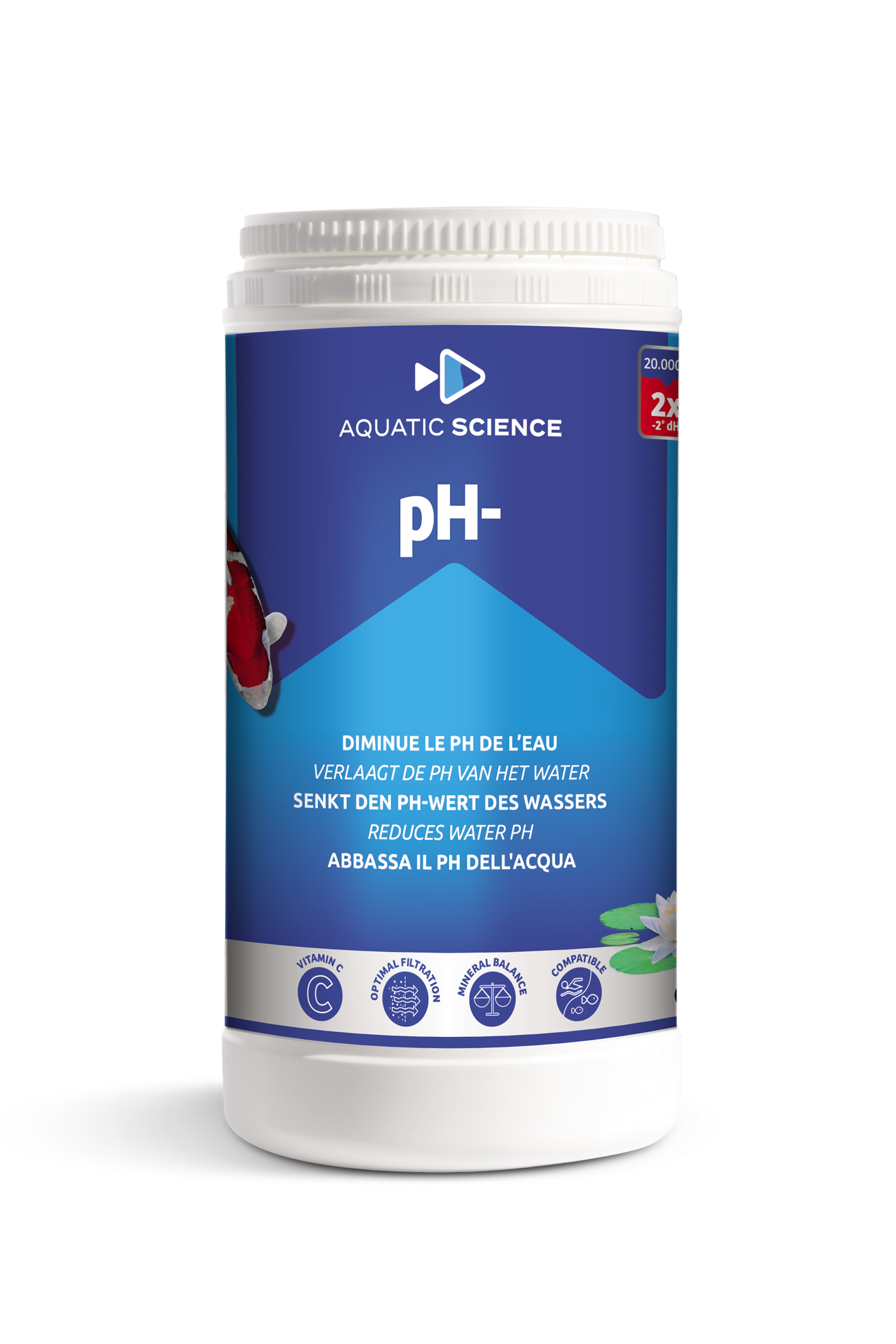 Aquatic Science NEO pH - Balanshersteller voor Vijverwater pH & Mineralen, 1 Kg afbeelding