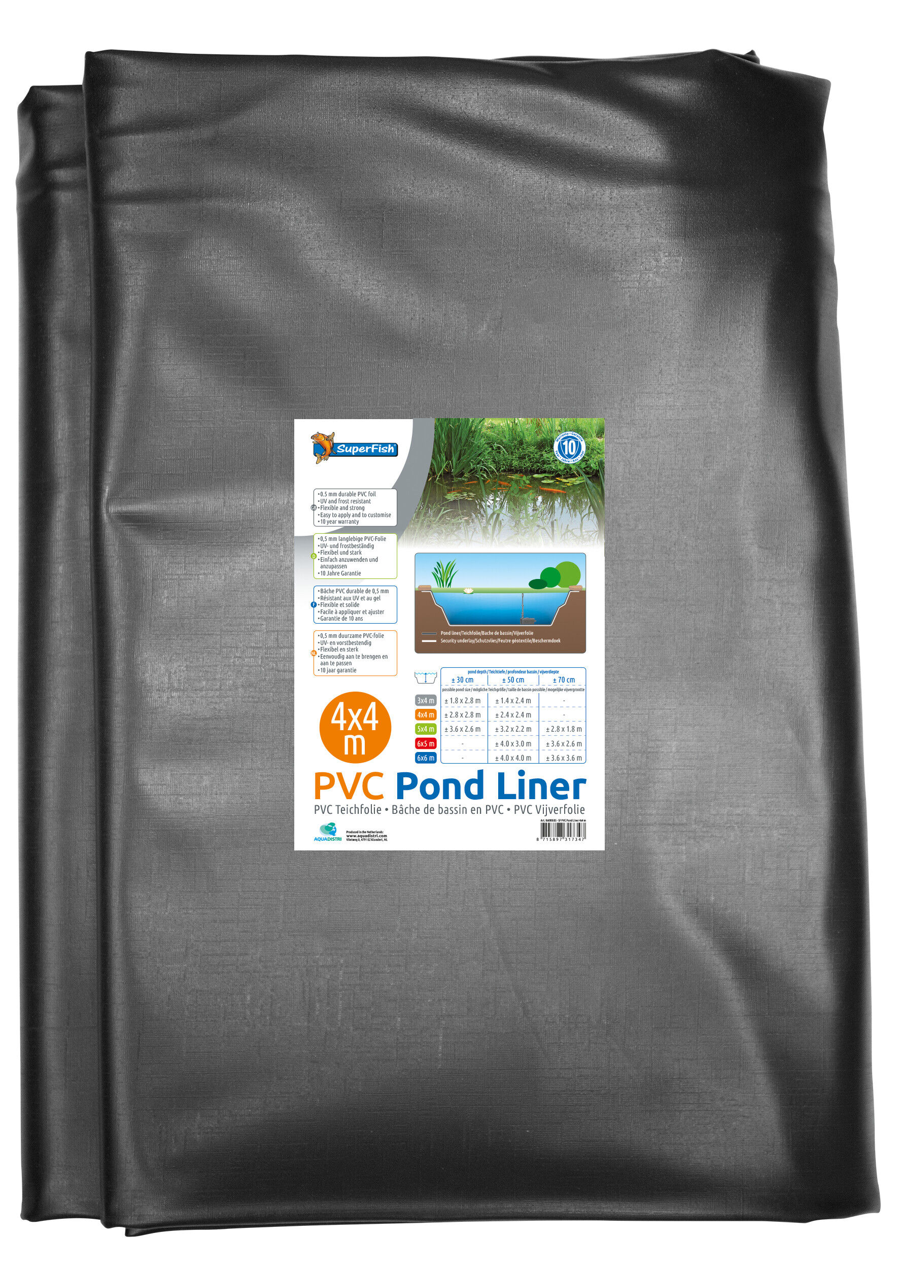 Pond Liner 4x4 M