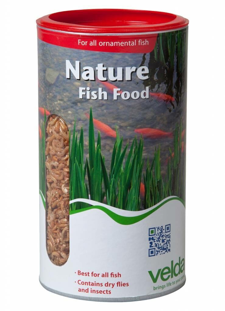 Velda Nature Fish Food 130g - Eiwitrijke Premium Vijvervisvoeding van Natuurlijke Insecten afbeelding