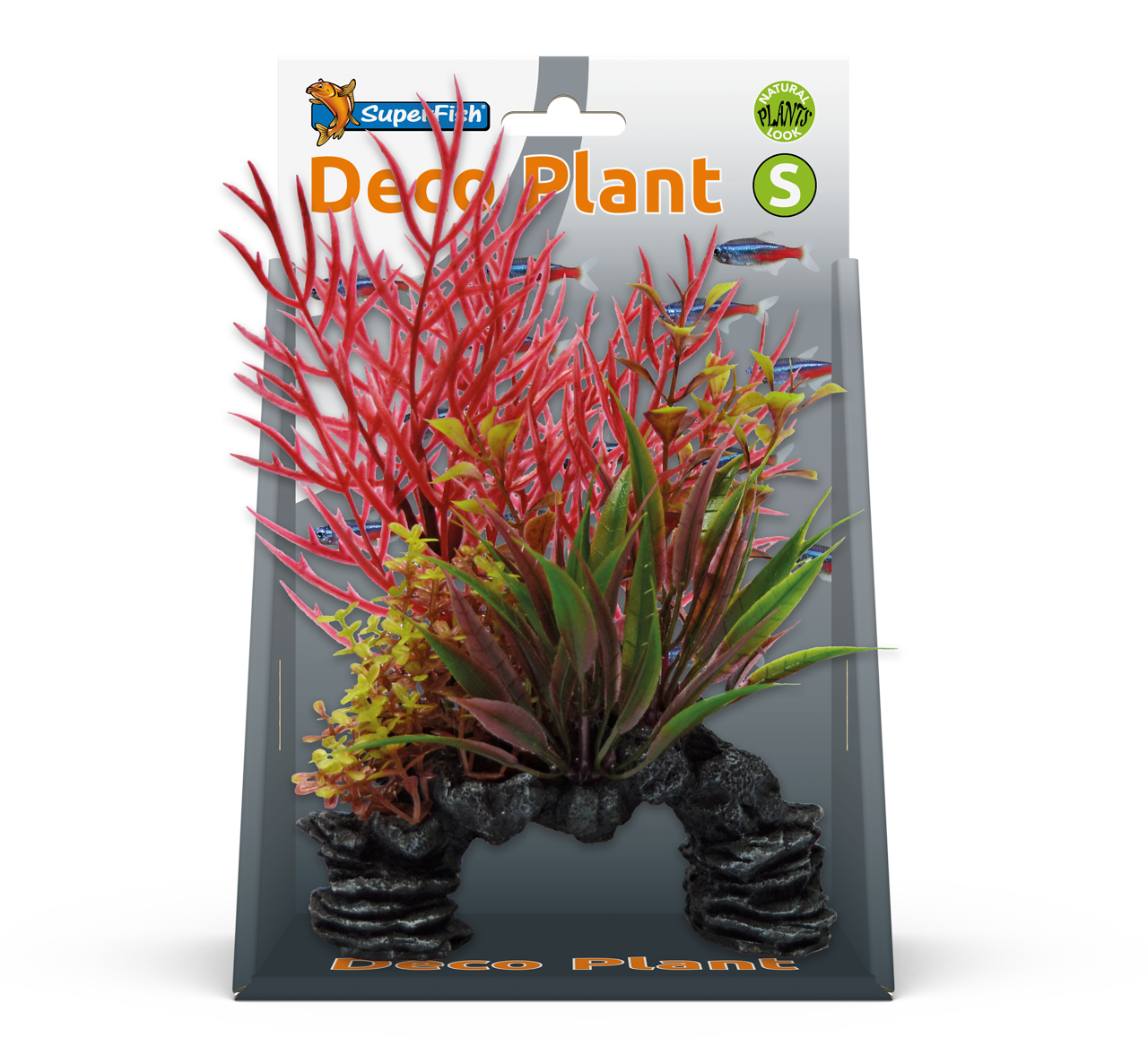 Superfish Deco Plant S Ludwigia - Kunstplant voor Aquarium, Onderhoudsvrij en Veilig afbeelding