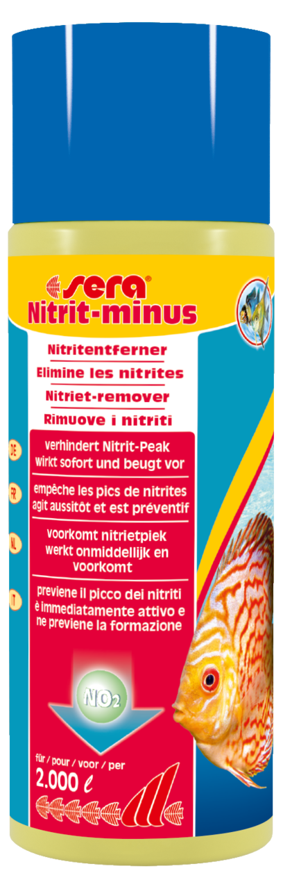 Sera Nitrit-minus 500 ml - Snelle Waterzuiveraar tegen Nitriet voor Aquaria, Veilig voor Vissen & Planten afbeelding