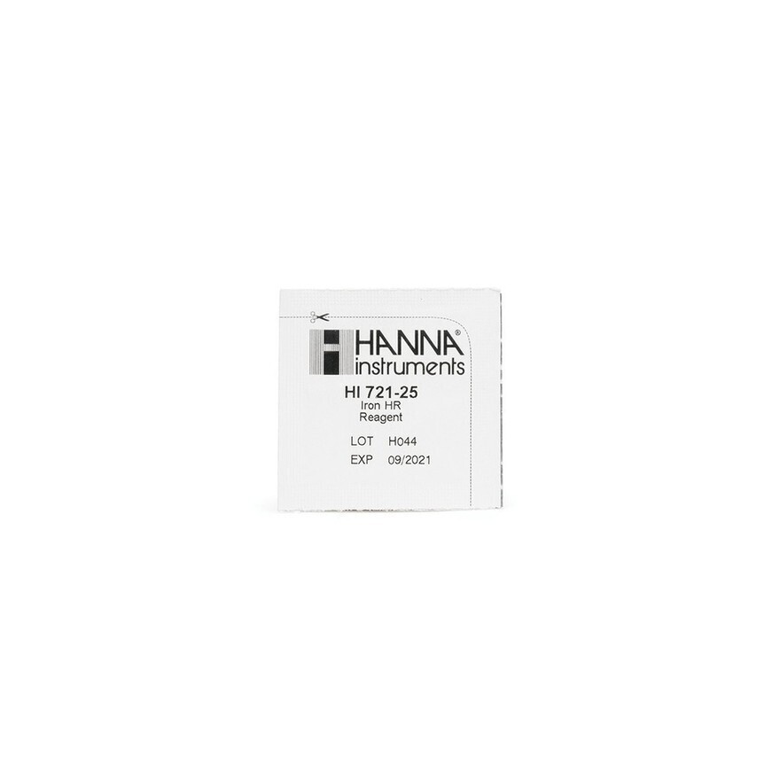 Reagentia voor ijzer 0,00 tot 5,00 mg/l (25 stuks)