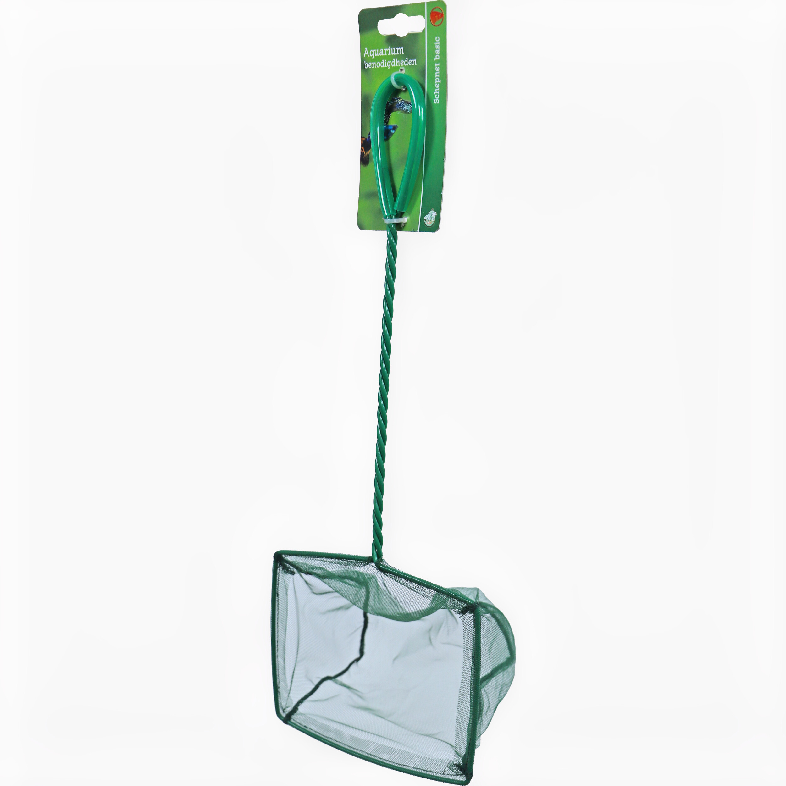 Boon Schepnet Nylon 16cm - Vijvervissen Duurzaam Ergonomisch Net, Groen