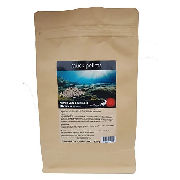 Natural Aquatic Muck Pellets 2kg - Heldere & Gezonde Vijver tot 200m², Verrijkt met Goede Bacteriën afbeelding