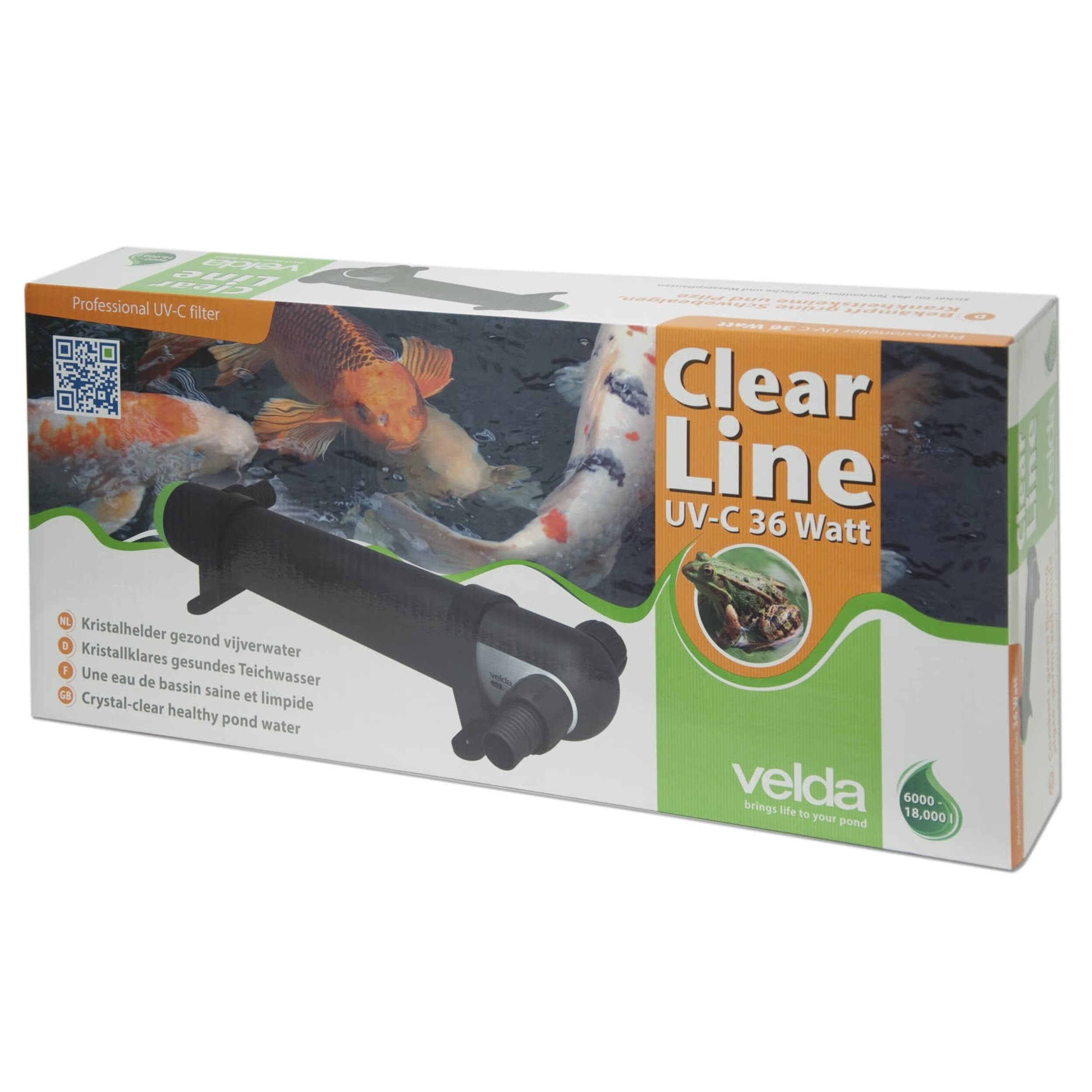 Línea transparente UV-C 36 vatios