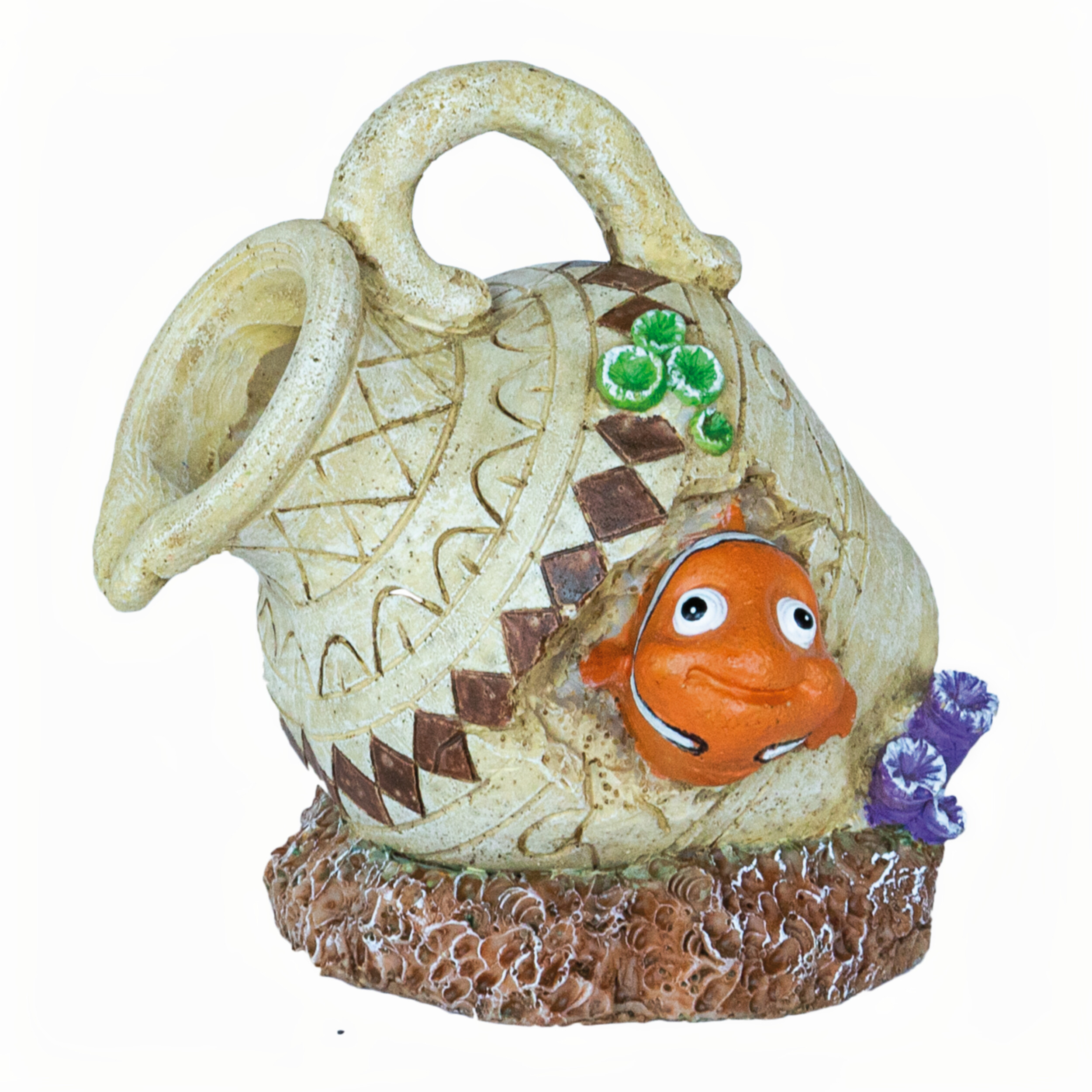 Superfish Deco Jar Nemo - Eco-vriendelijk Handgeschilderd Aquarium Ornament