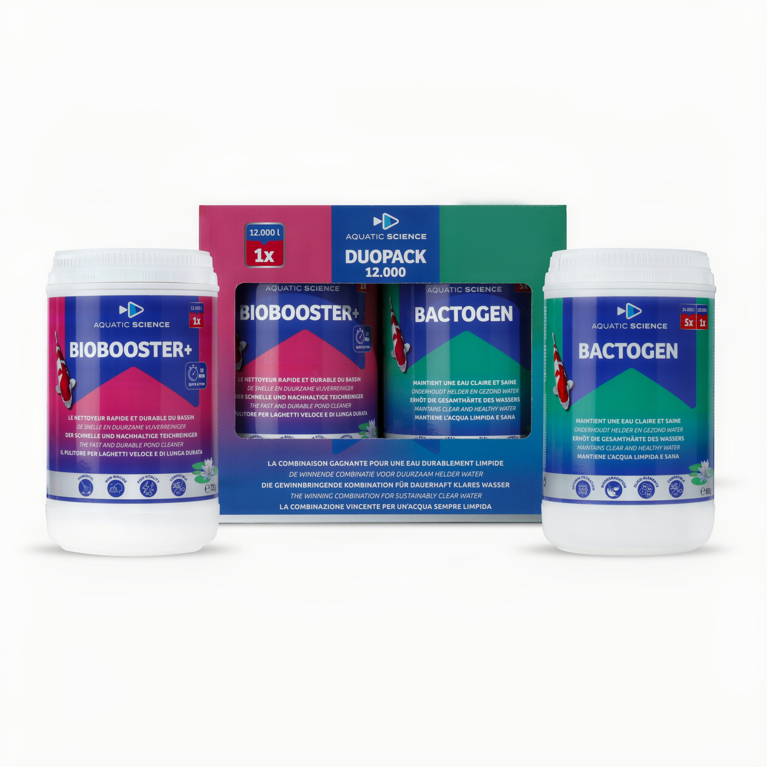 Aquatic Science Duo Pack 12000 - Complete Biologische Vijverstart Set 12000L