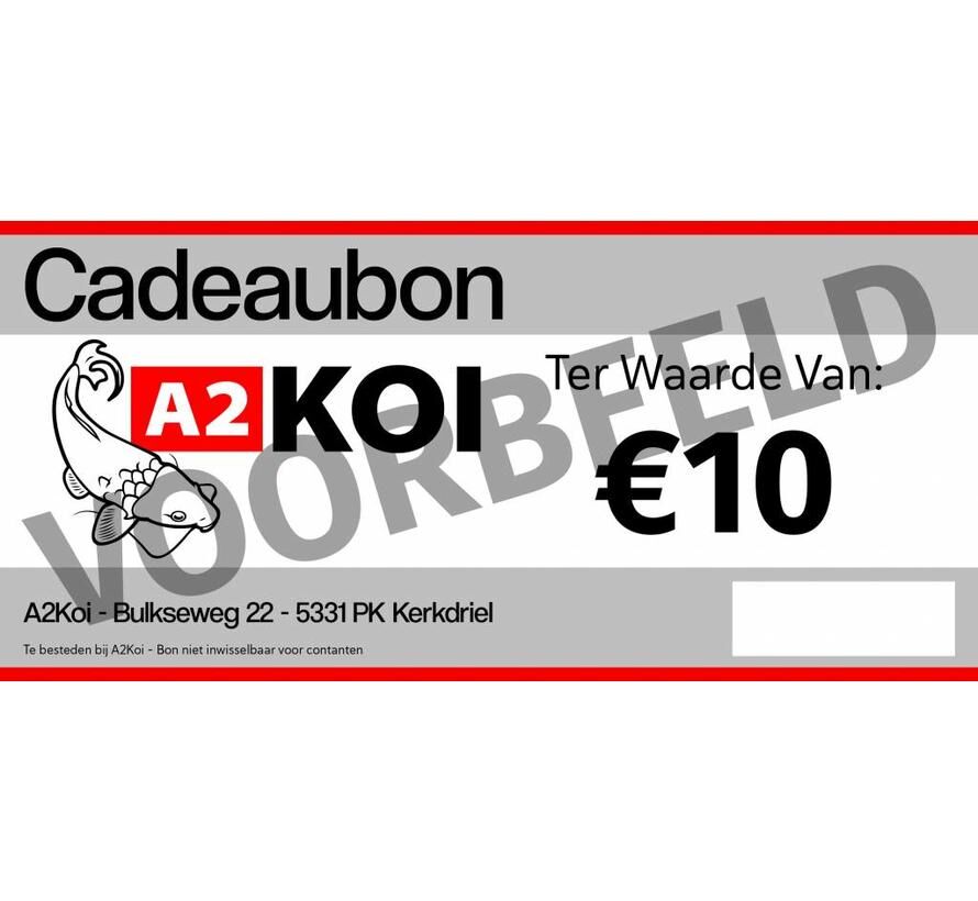 €10,- Cadeaubon A2KOI