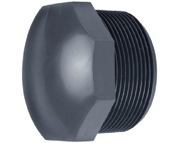 Effast PVC Stop 2½" Buitendraad - Hoge Druk Bestendig voor Vijver & Irrigatie Systems afbeelding