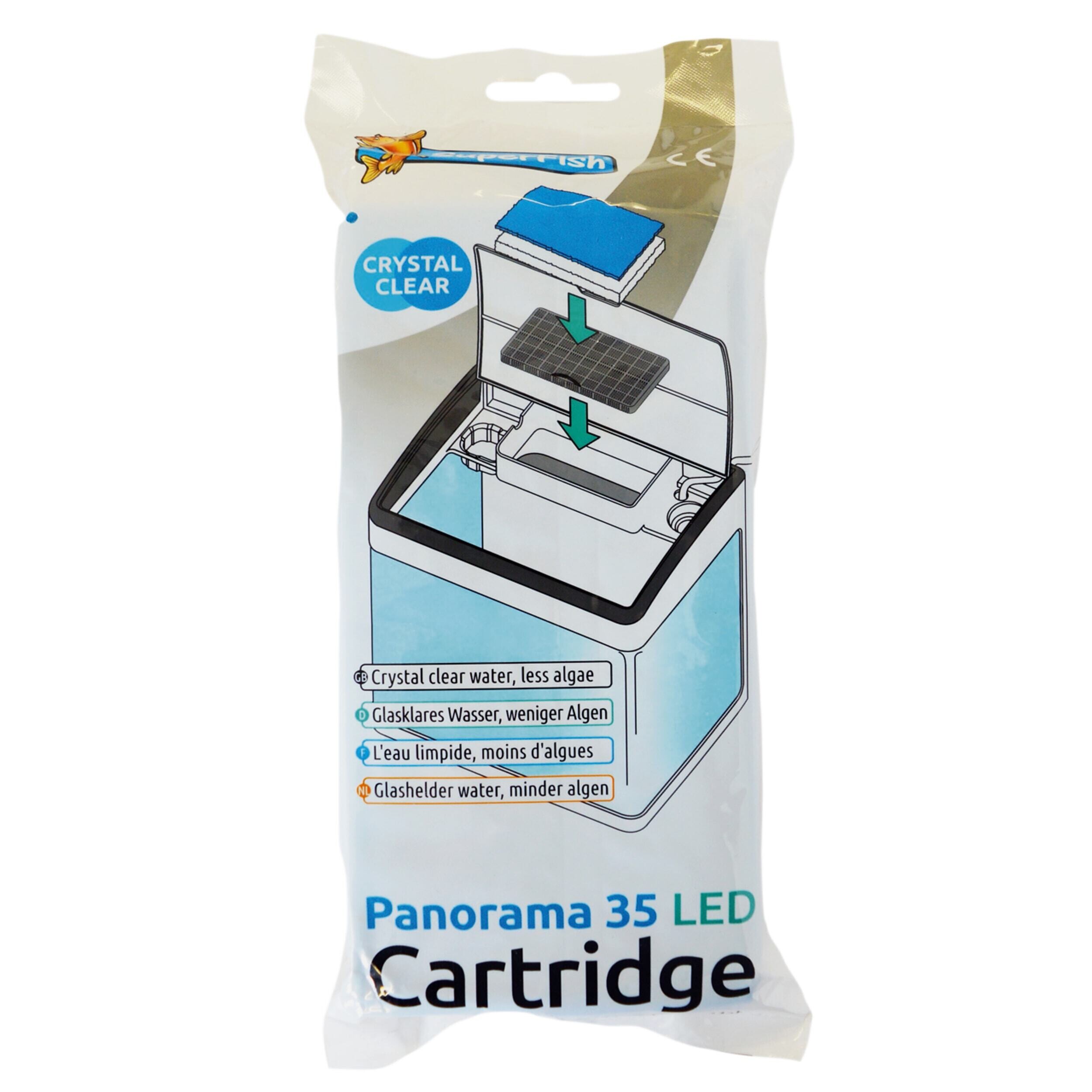 Superfish Panorama 35 Cartridge - Maandelijks voor Kristalhelder Aquariumwater