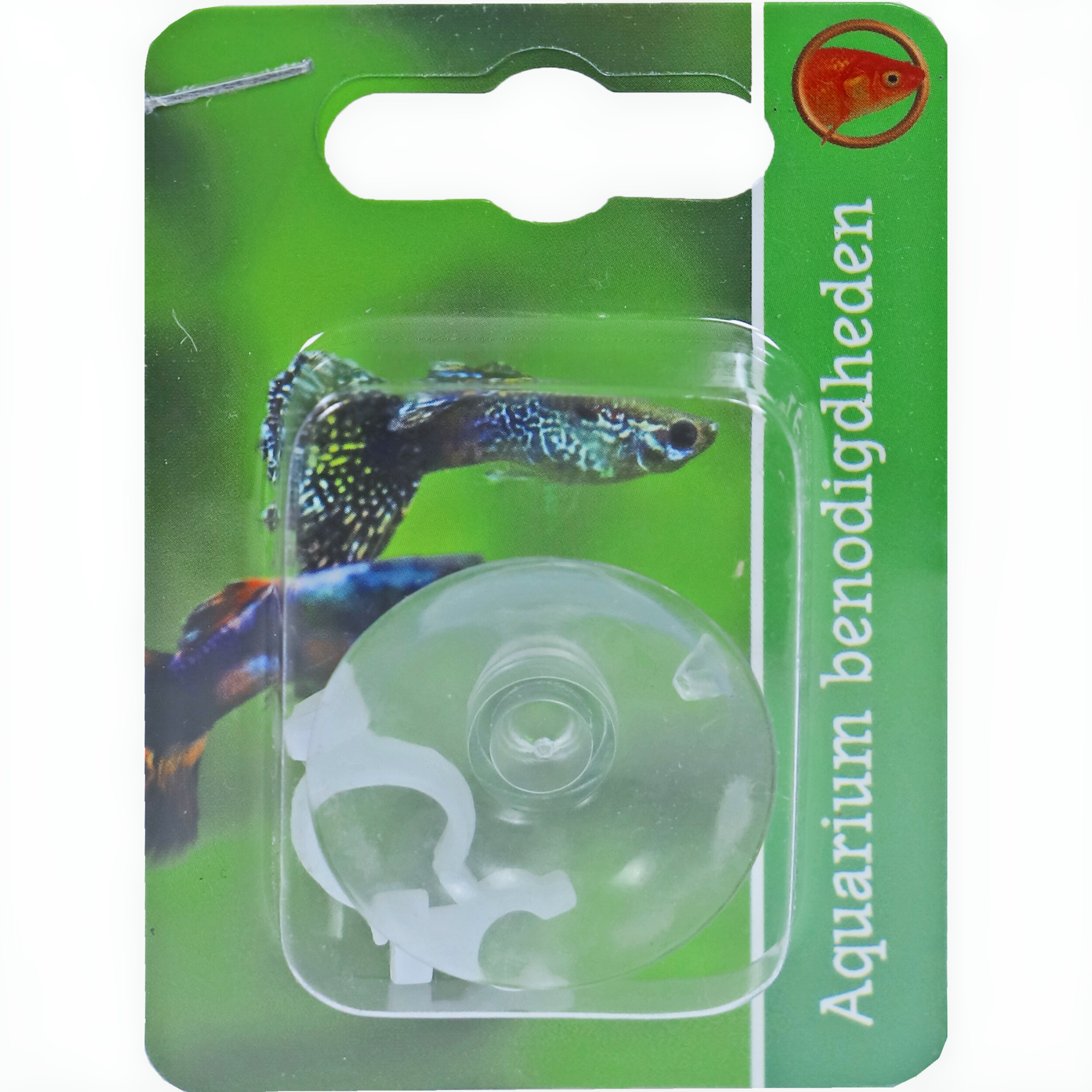 Boon Zuignap met Verstelbare Klemmen 4/6mm & 9/12mm - Betrouwbare Aquarium Bevestiging