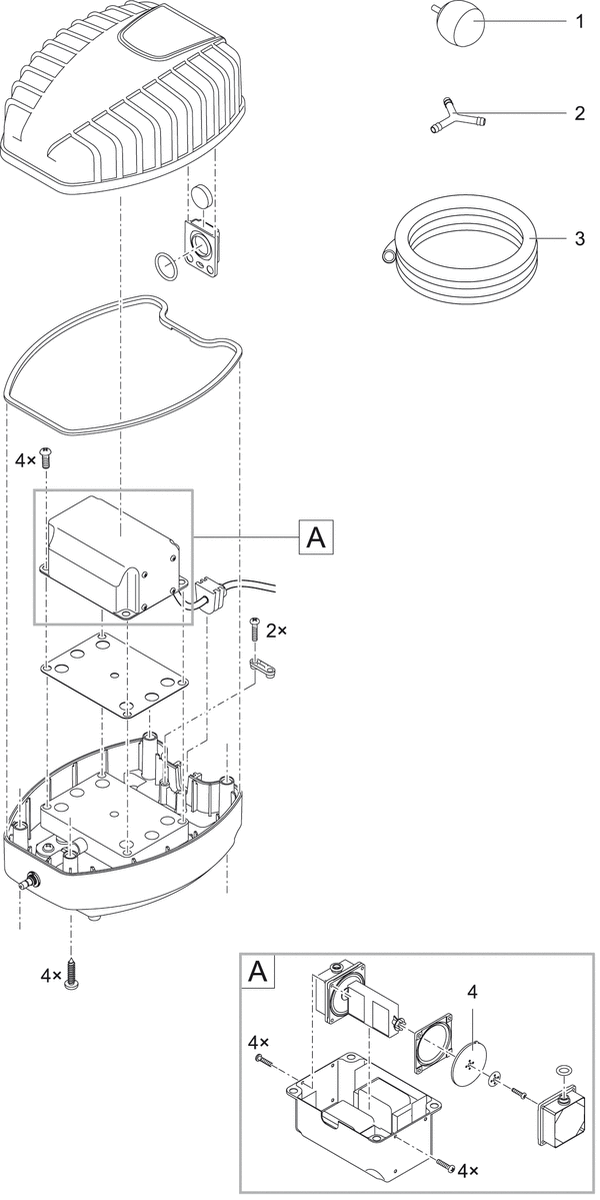 Vervangende diafragma kit AquaOxy 500