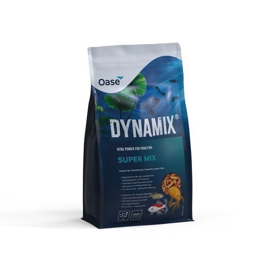 Oase DYNAMIX Super Mix 1L - Voer voor Vijvervissen met Natuurlijke Kleurversterking afbeelding