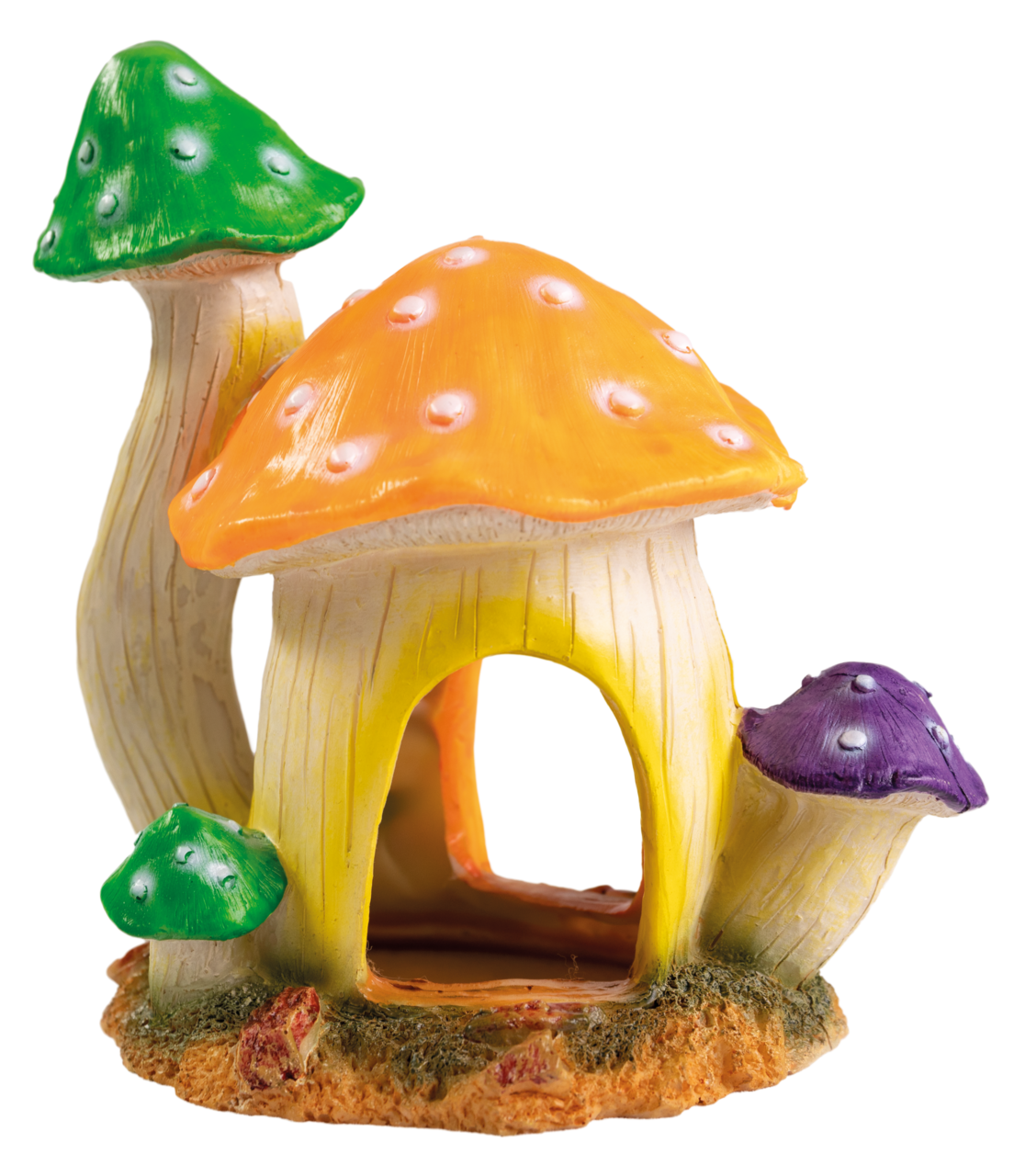 Superfish Mushroom House L Aquariumdecoratie - Veilig en Milieuvriendelijk Ornament afbeelding