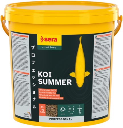 Sera Koi Professional Summer Koivoer - Energie & Groei in Zomermaanden 7 kg afbeelding