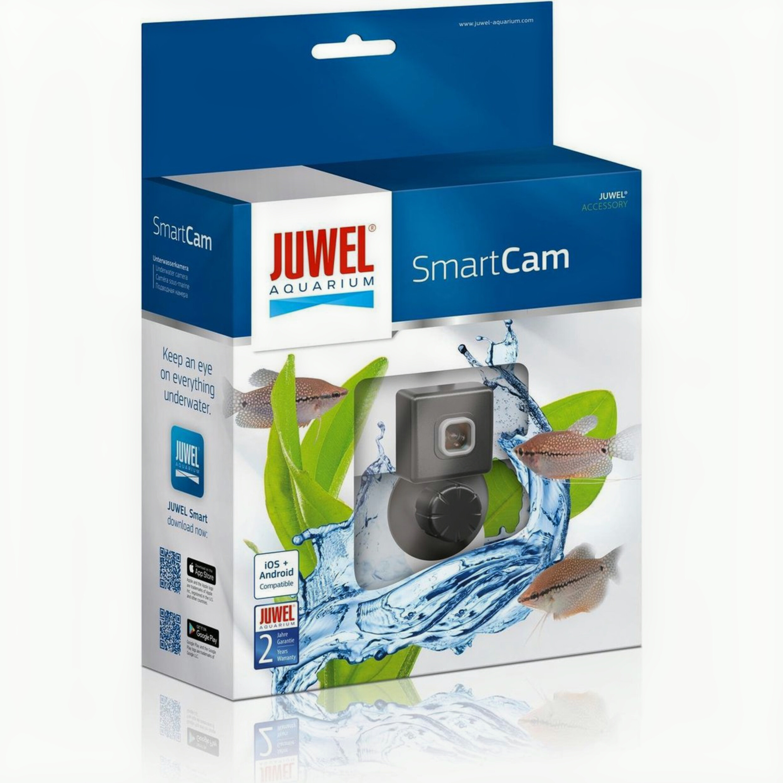 Juwel Smartcam HD Onderwatercamera met 120° Kijkhoek - Live-Stream App, Foto & Video Functie