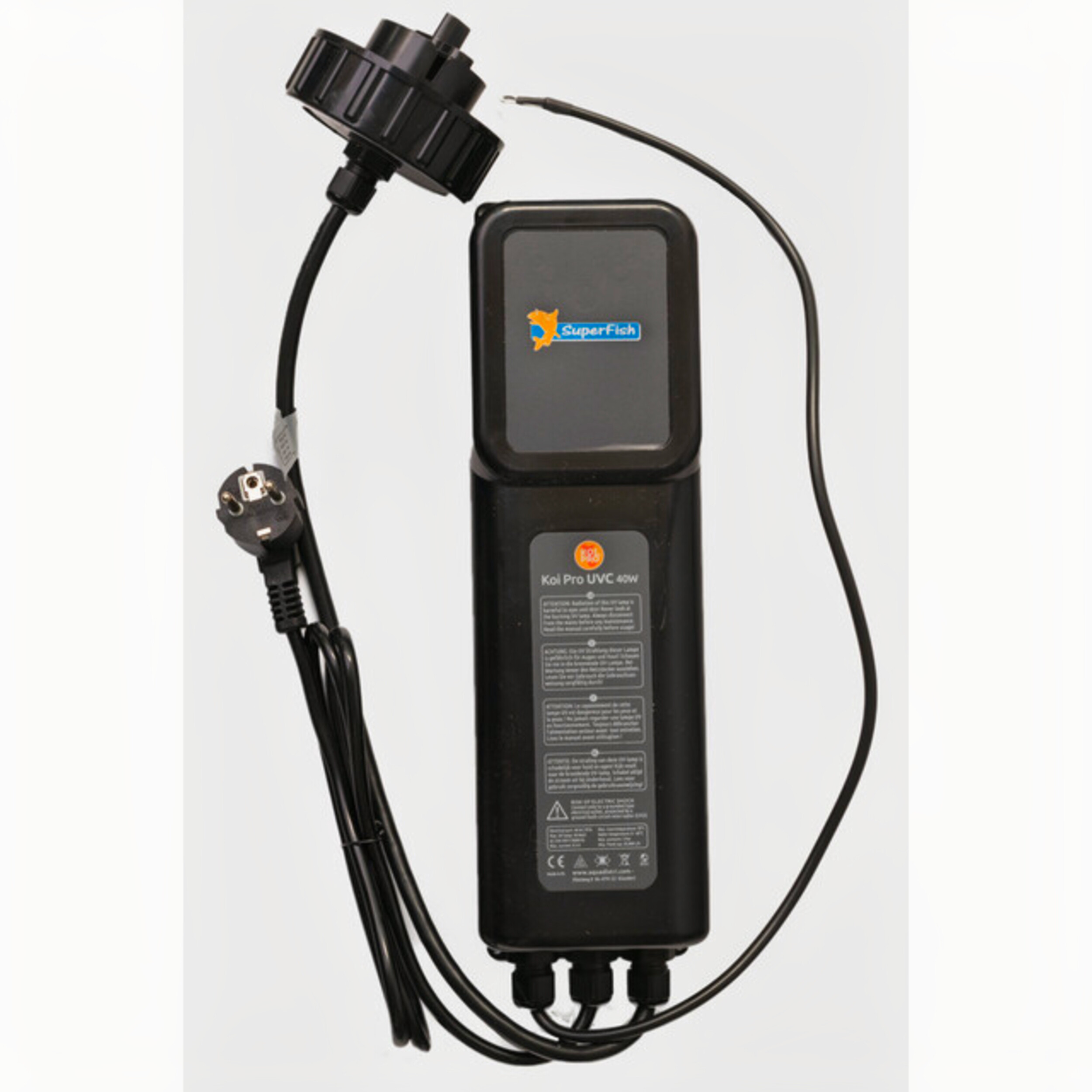KoiPro RVS UV-C Trafo T5 40W - 2019: Waterzuiveraar voor Helder Vijverwater & Gezonde Vissen