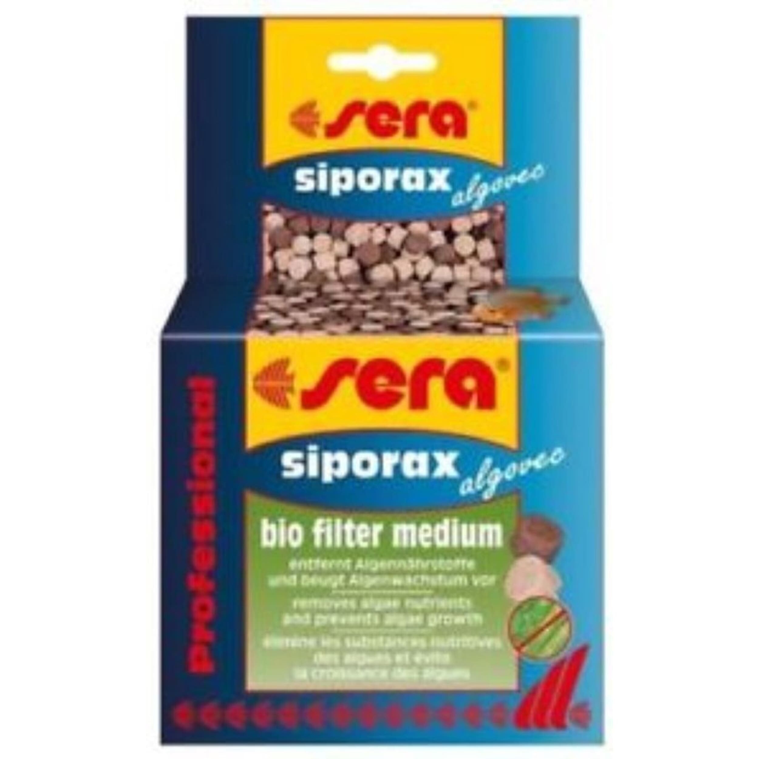 Sera siporax algovec Professional 210g - Langdurig Biologisch Filtermedium voor Heldere Aquaria