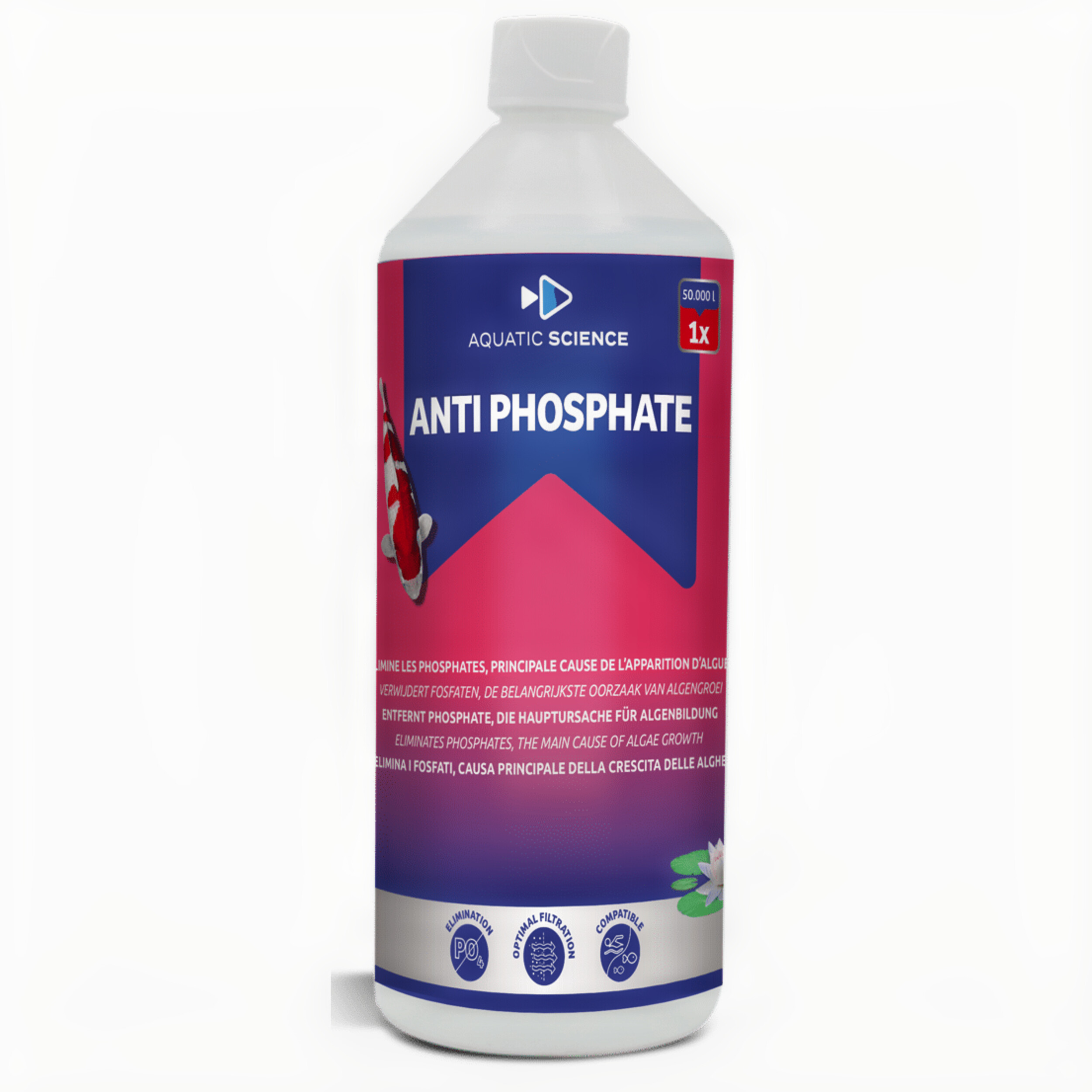 Aquatic Science Anti Phosphates 0,5L - Effectieve Algenbestrijding voor Klare Vijver