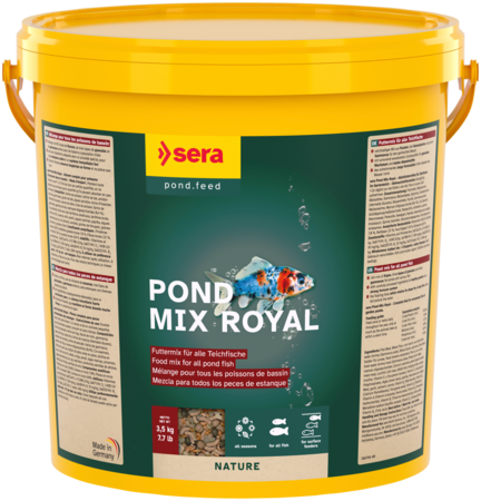 Sera Pond Mix Royal 3,5 kg - Volledige Voeding voor Vijvervissen zonder Kunststoffen afbeelding