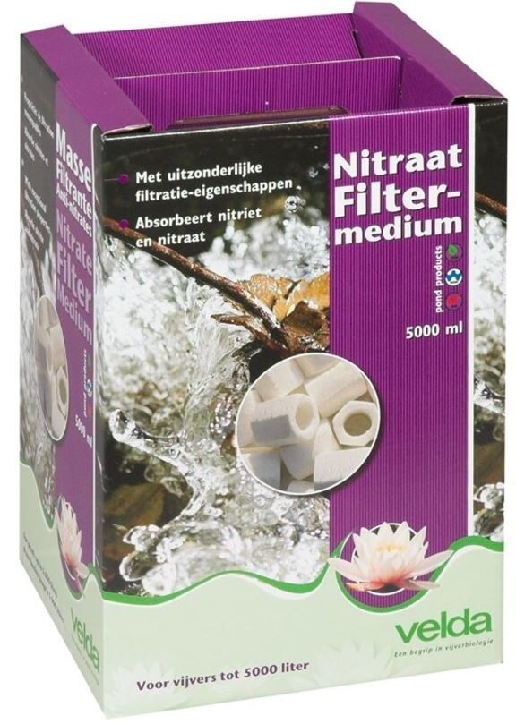 Velda Nitraat Filtermedium 5000ml - Bevordert Heldere Vijver tot 5000L afbeelding