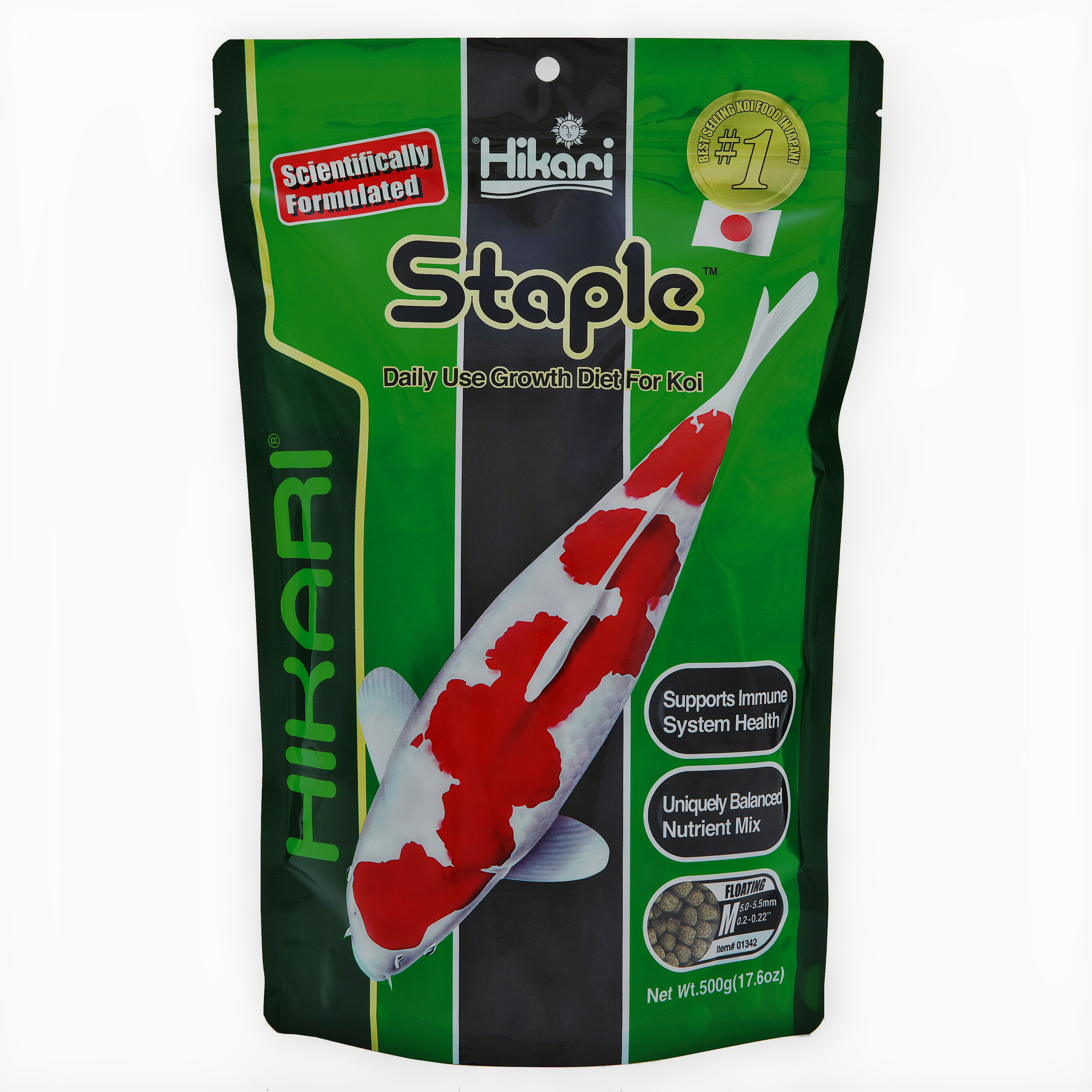 Hikari Staple Medium 500g. Vijver voeding