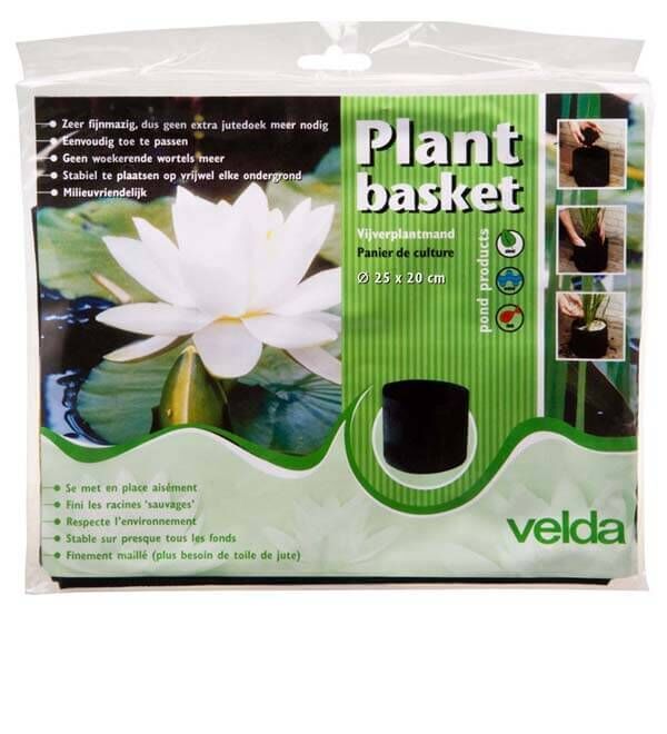 Velda Flexibel Rond Plantenmandje 25x20 cm - Ideaal voor Gezonde Vijverplantgroei & Waterkwaliteit afbeelding