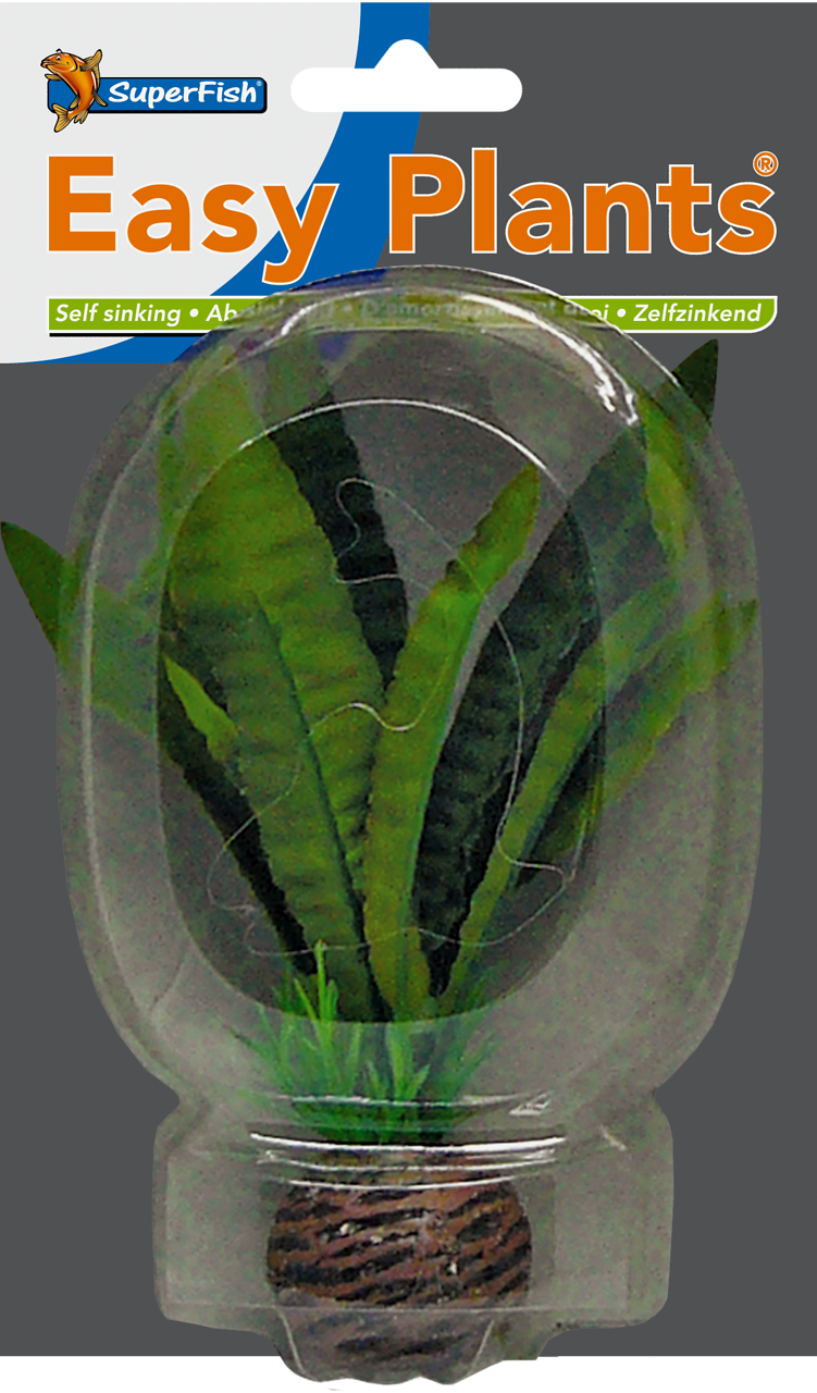 Superfish Easy Plant Zijde 13cm Kunstplant Nr. 4 - Onderhoudsvrije Decoratie voor Alle Aquariums afbeelding