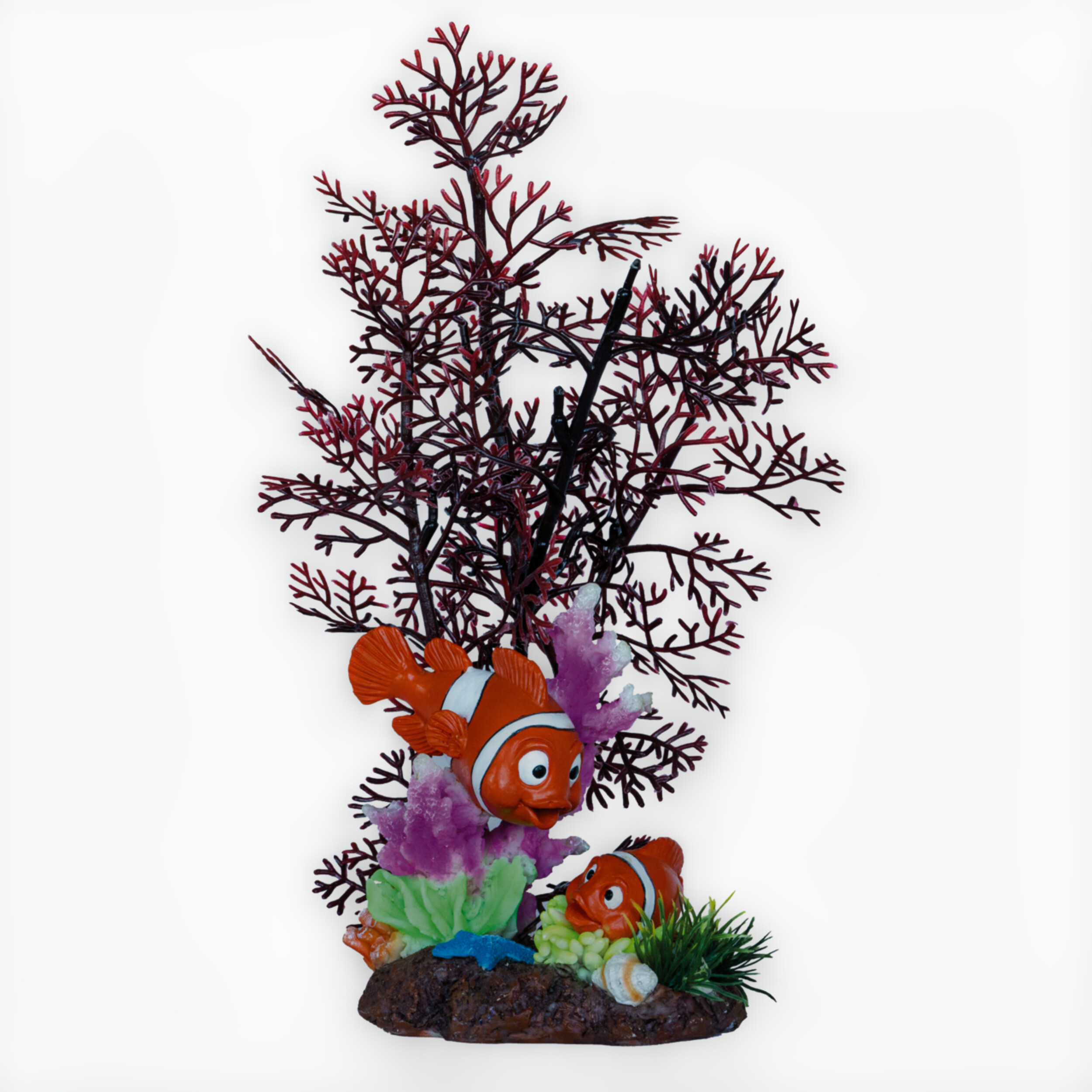 Superfish Deco Garden Nemo - Kleurrijke Eco Aquarium Decoratie, Handgeschilderd & Veilig