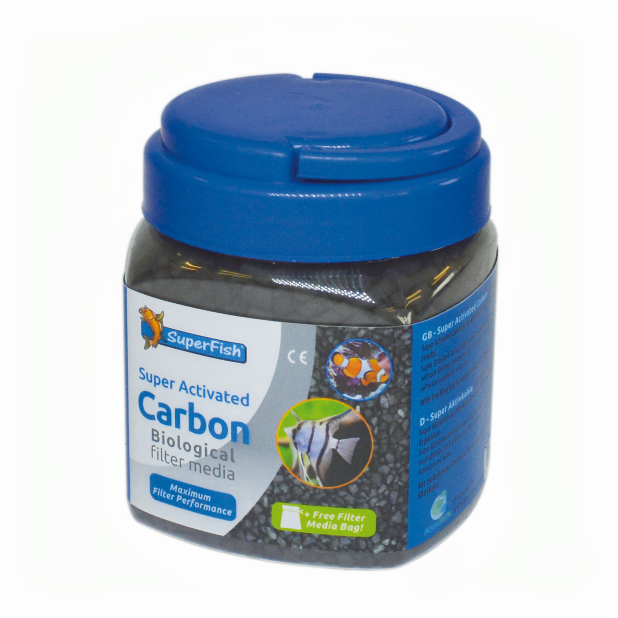 Superfish Super Actief Kool 500ml - Fosfaatvrij voor Gezond Aquariumwater + Gratis Filterzak