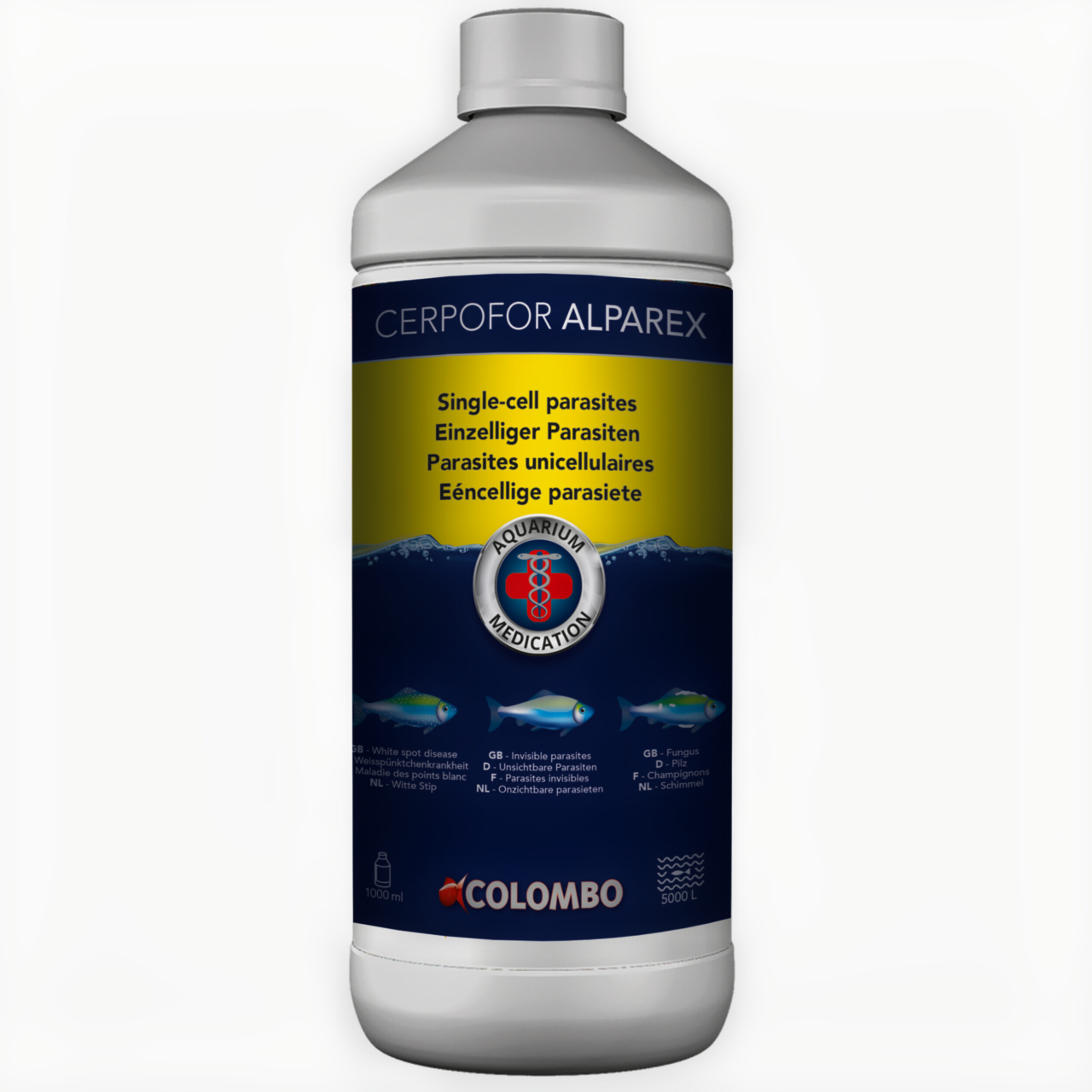 Colombo Cerpofor Alparex 1000ml - Tegen Witte Stip & Schimmel, Aquarium tot 5000L