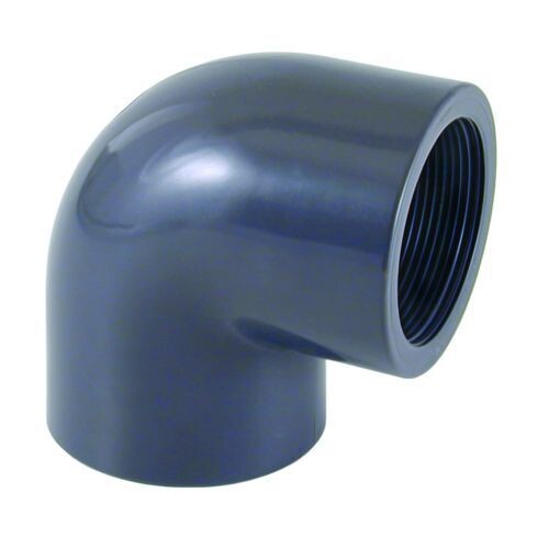 PVC knie 90° Ø20mm x ½" binnendraad PN10