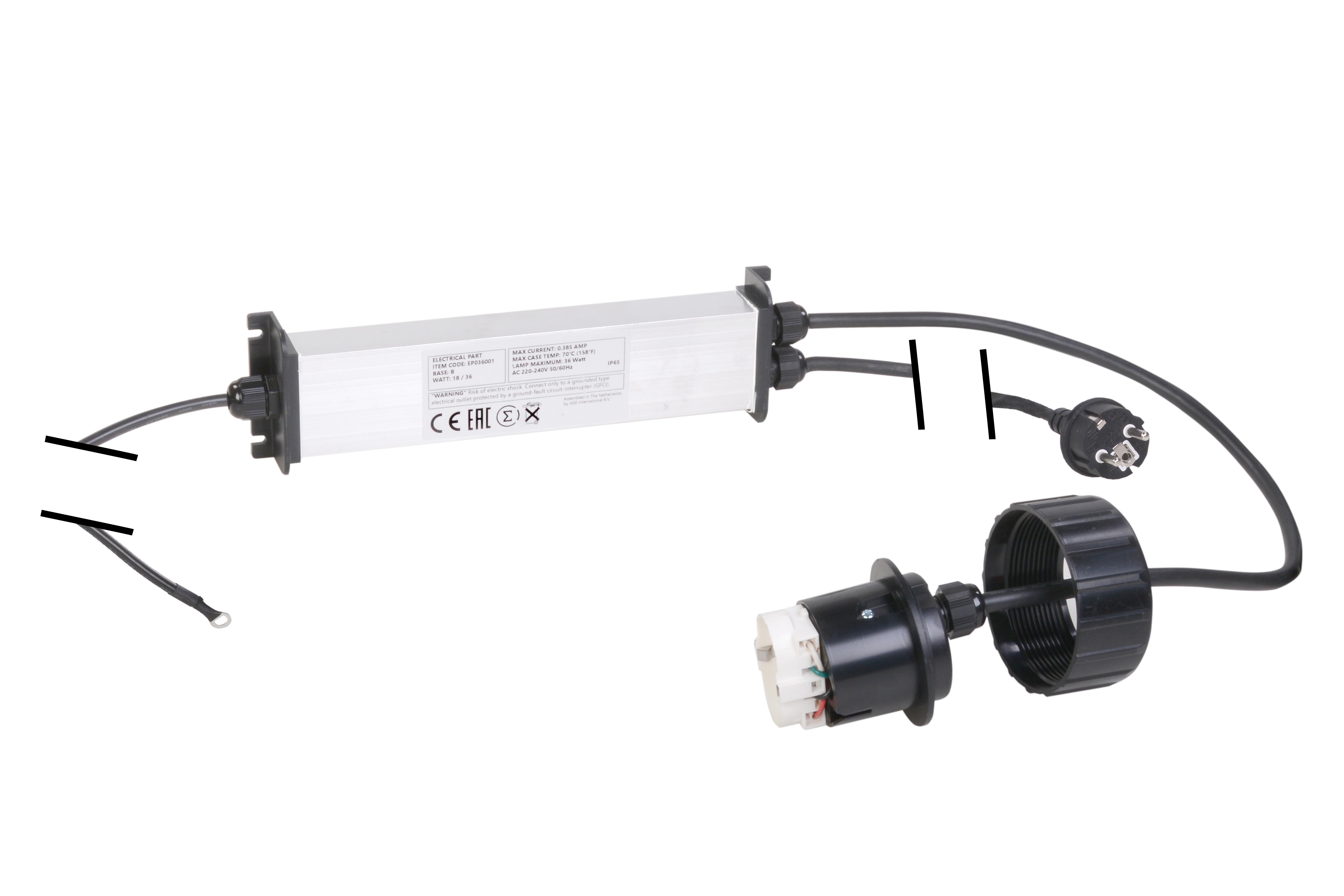 Ballast Xclear Ultraflex UV-C unit 18/36 watt