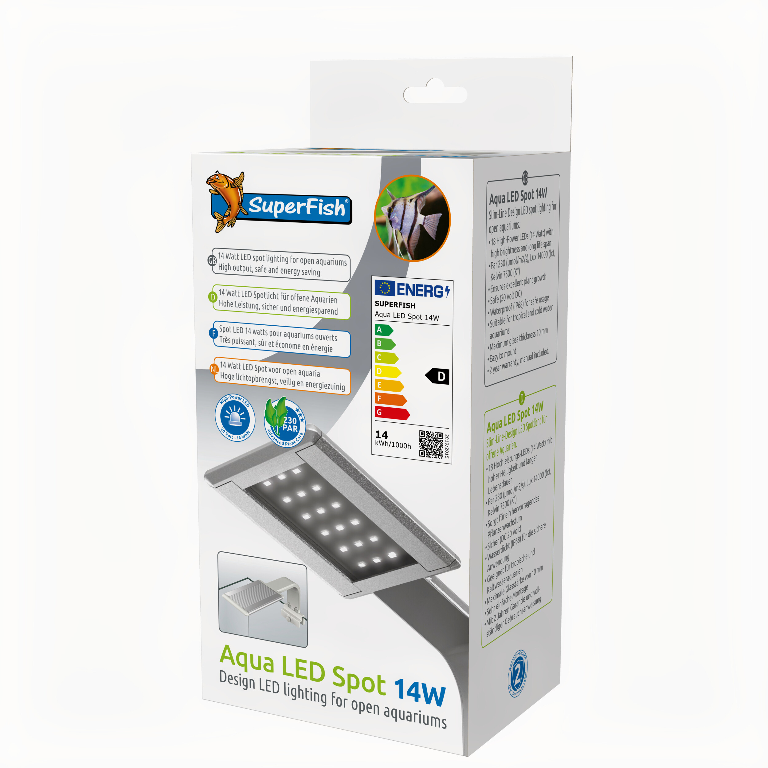 Superfish Aqua Led Spot - Verlichting - 14 Watt