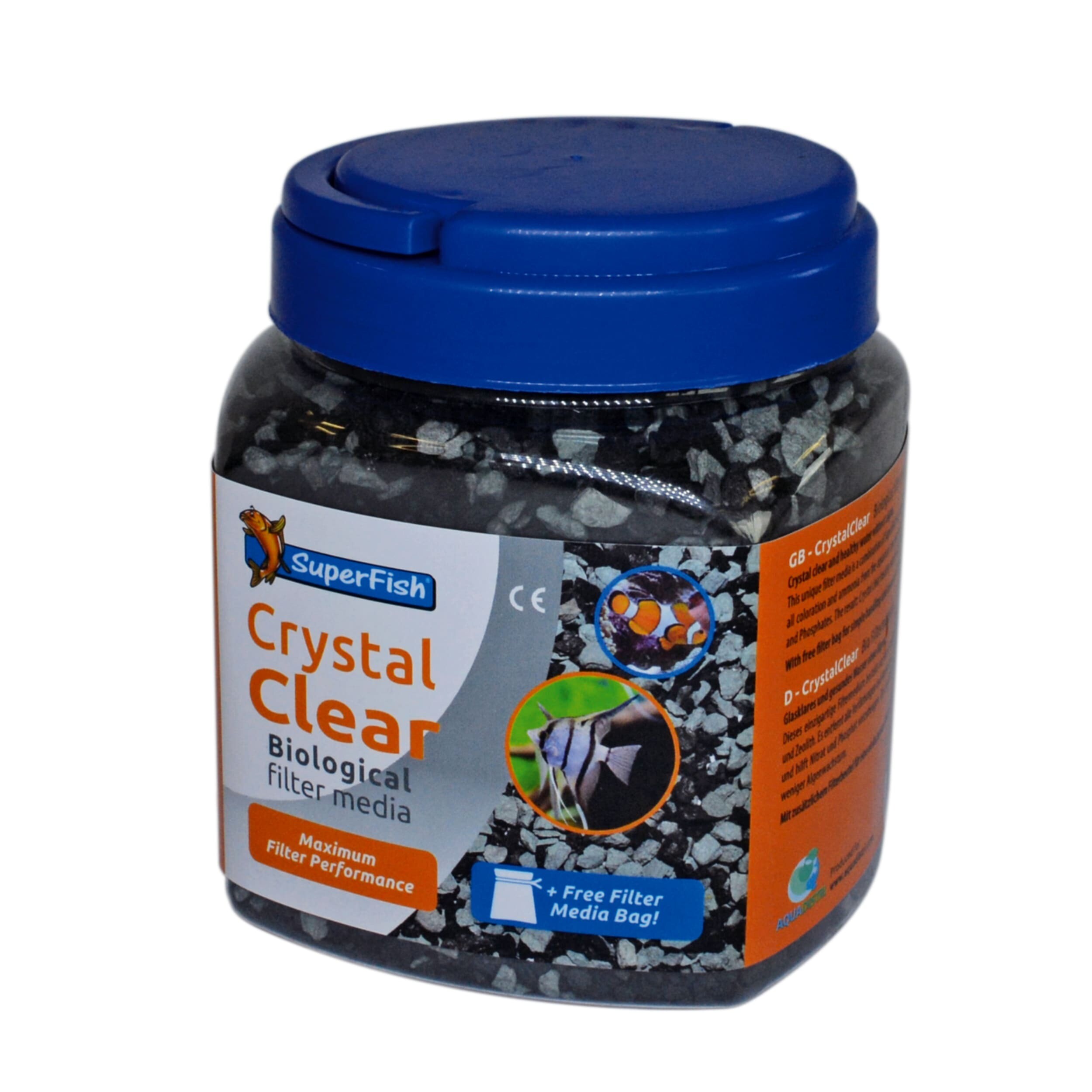 Superfish Crystal Clear Media 1000 Ml - Gezond & Helder Aquariumwater Filtermedium afbeelding