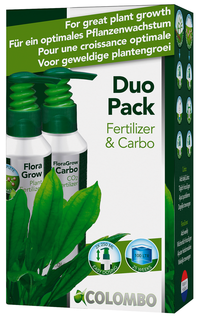 Colombo Flora-Grow Combipack 250ml - Complete Plantengroei & CO2-vervanger voor Aquaria afbeelding