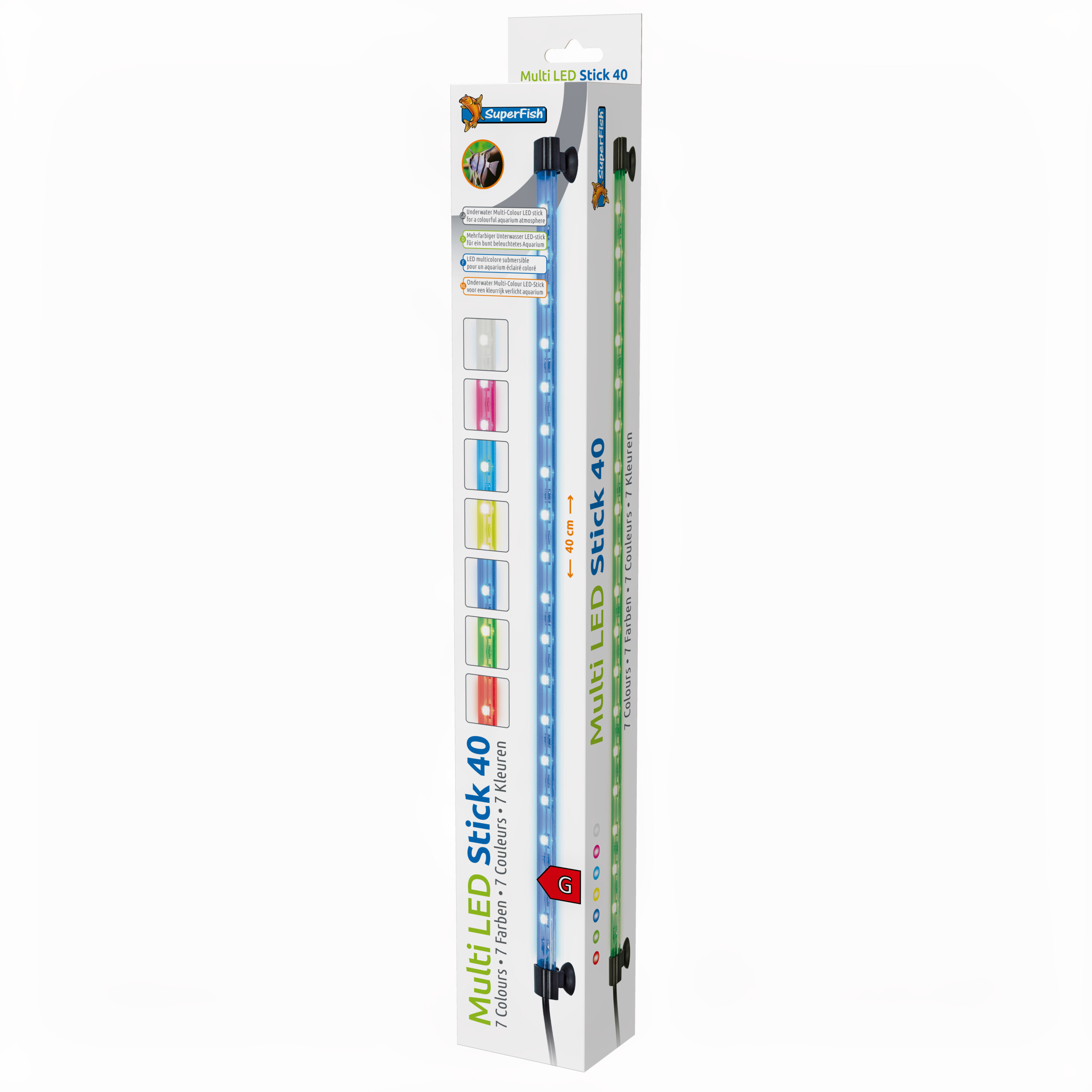 SuperFish multi led stick 40 cm/4w