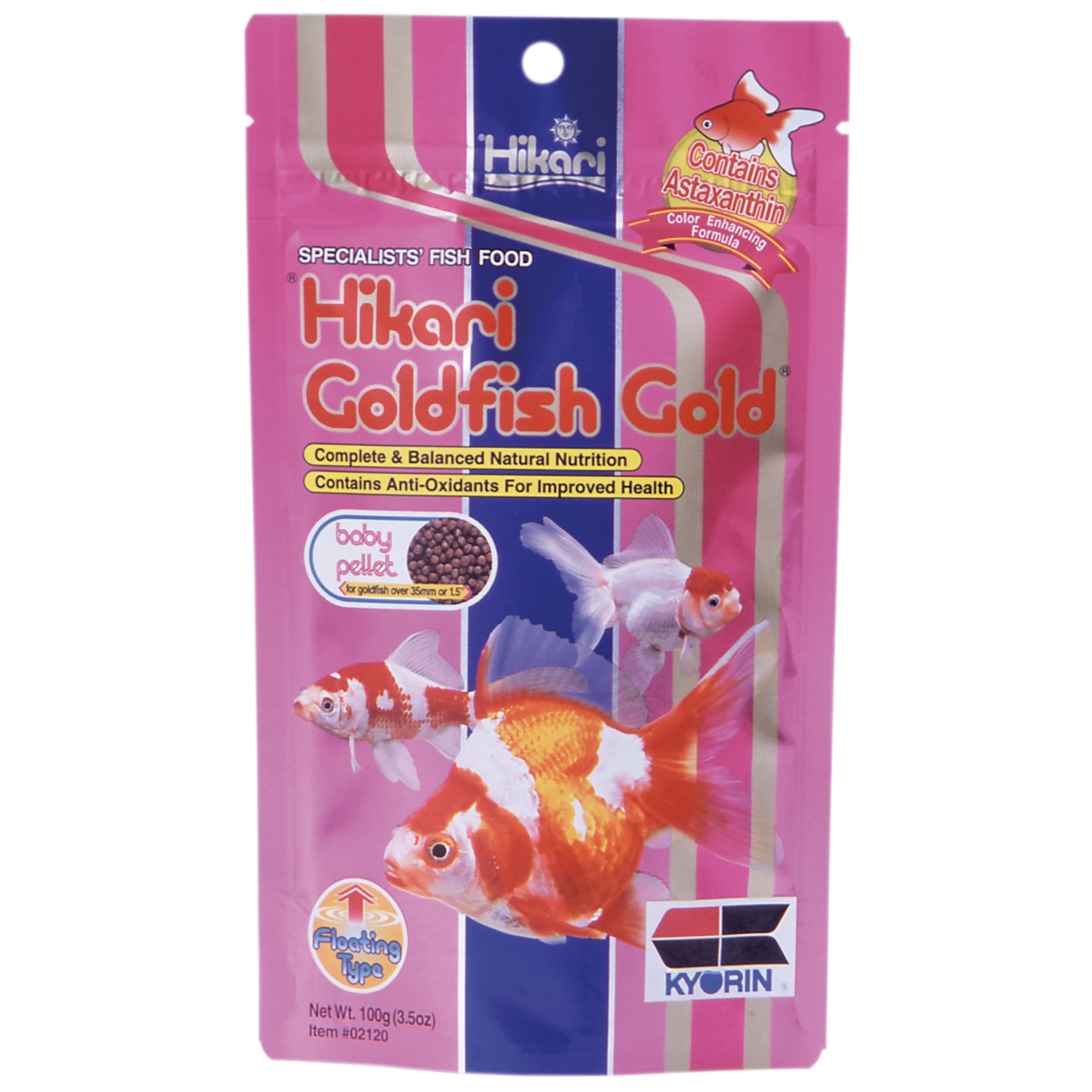 Hikari Goldfish Gold Baby Voer 100g - Voor Levendige Kleuren & Sterk Immuunsysteem