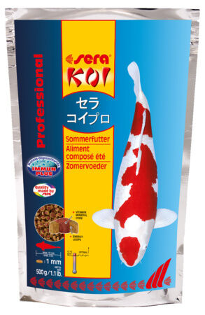 Sera Koi Professional Summer Voer 500g - Drijvende Korrels voor Kleurrijke Groei Koi in Zomer afbeelding